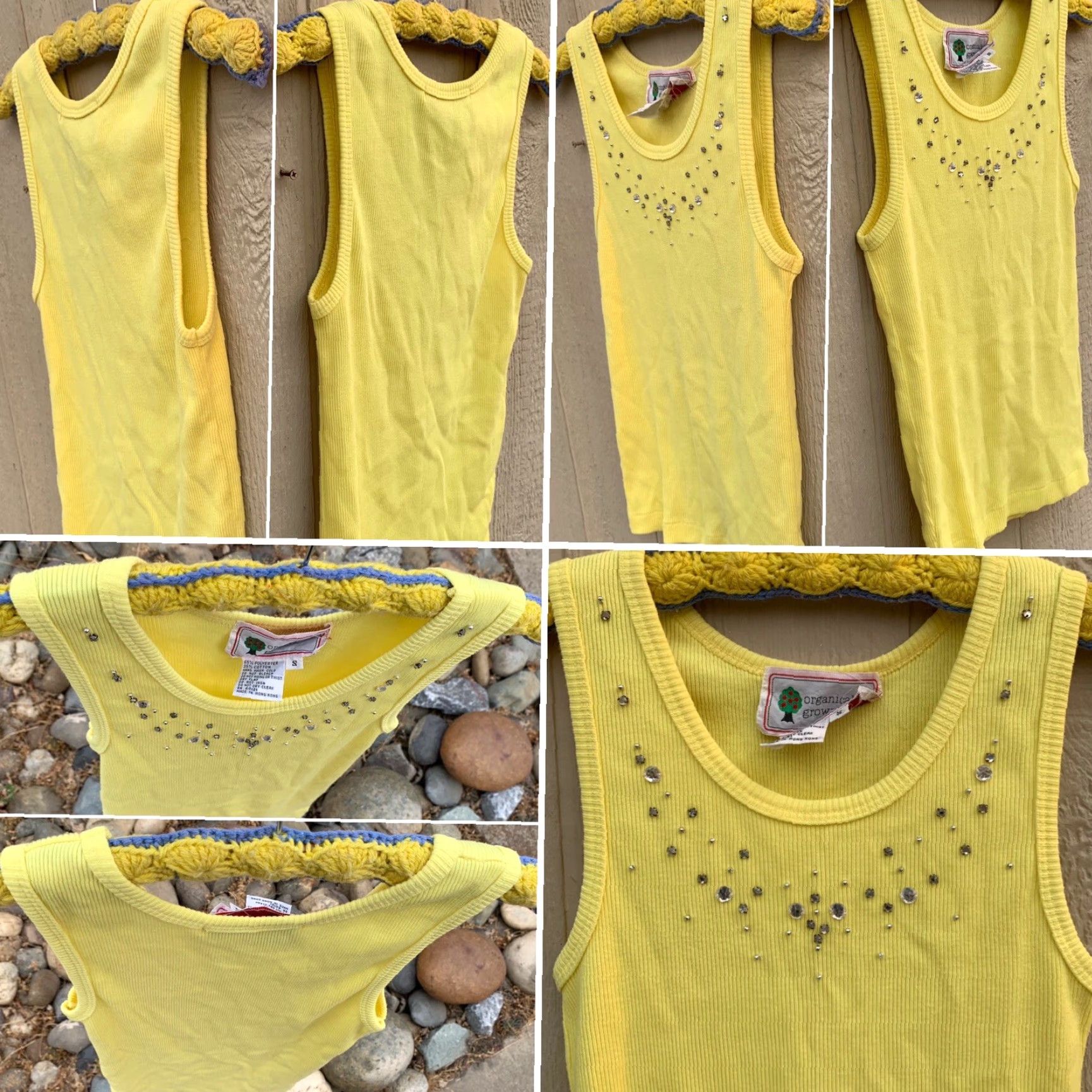 Vintage VINTAGE Organically Grown tank top Ribbed polyeser? Wait Size S / US 4 / IT 40 - 3 Thumbnail