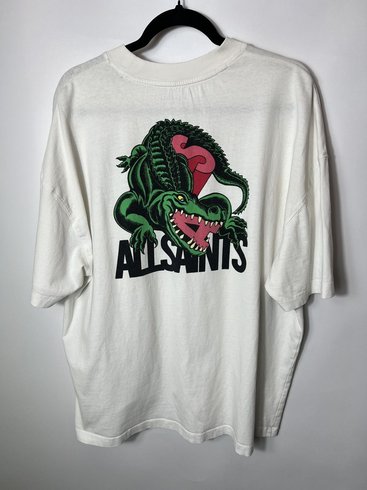 Allsaints Vintage streetwear y2k sk8 Allsaints Alligator Crocodile Tee Size US XL / EU 56 / 4 - 1 Thumbnail