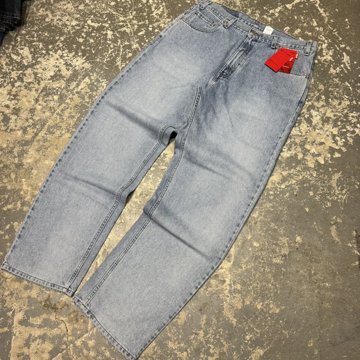 Levi's Vintage Levi’s 569 Loose Baggy Blue Light Wash Denim Jeans Size US 37 - 6 Thumbnail