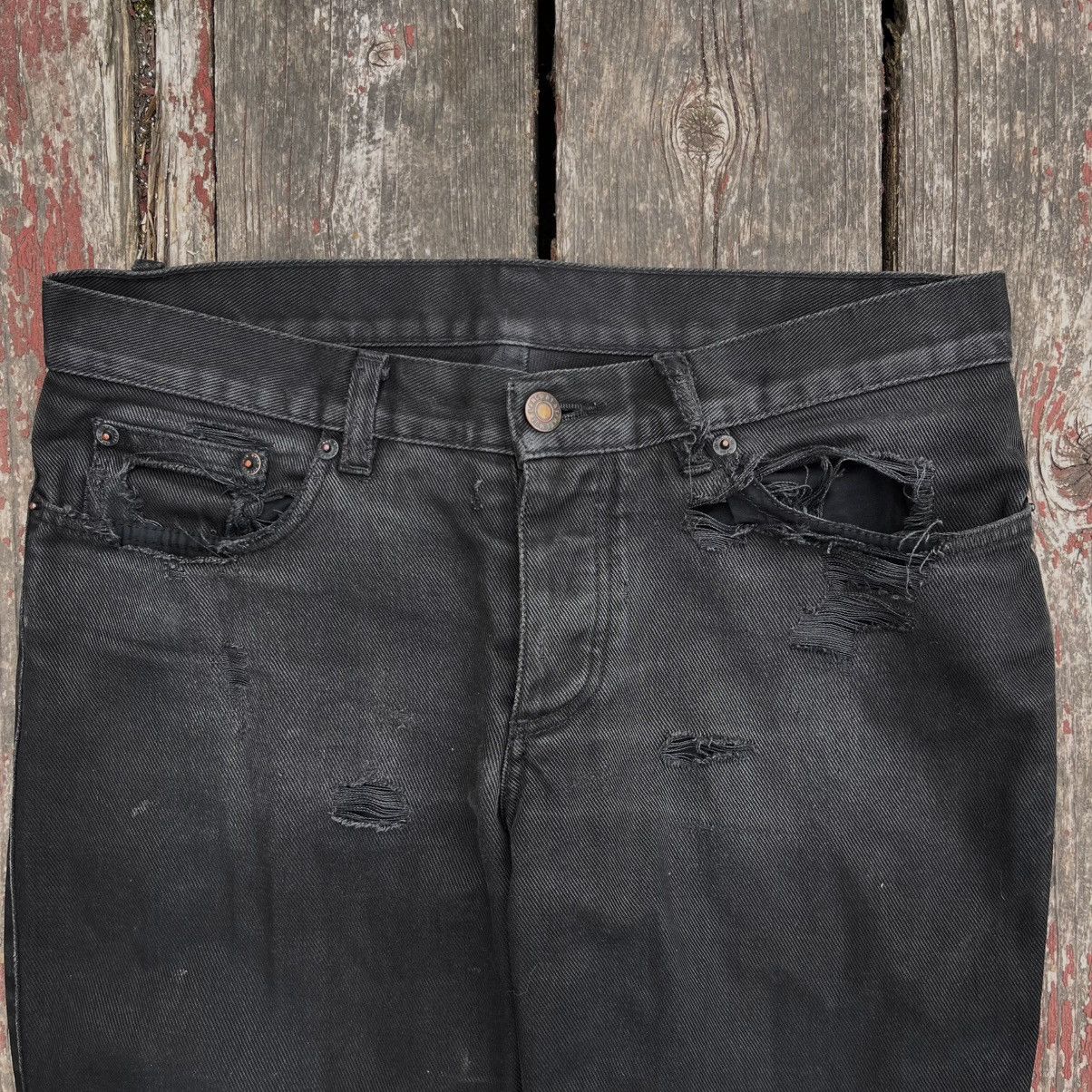 Helmut Lang Helmut Lang 2003 Black Bondage Denim Jeans Size US 28 / EU 44 - 6 Thumbnail