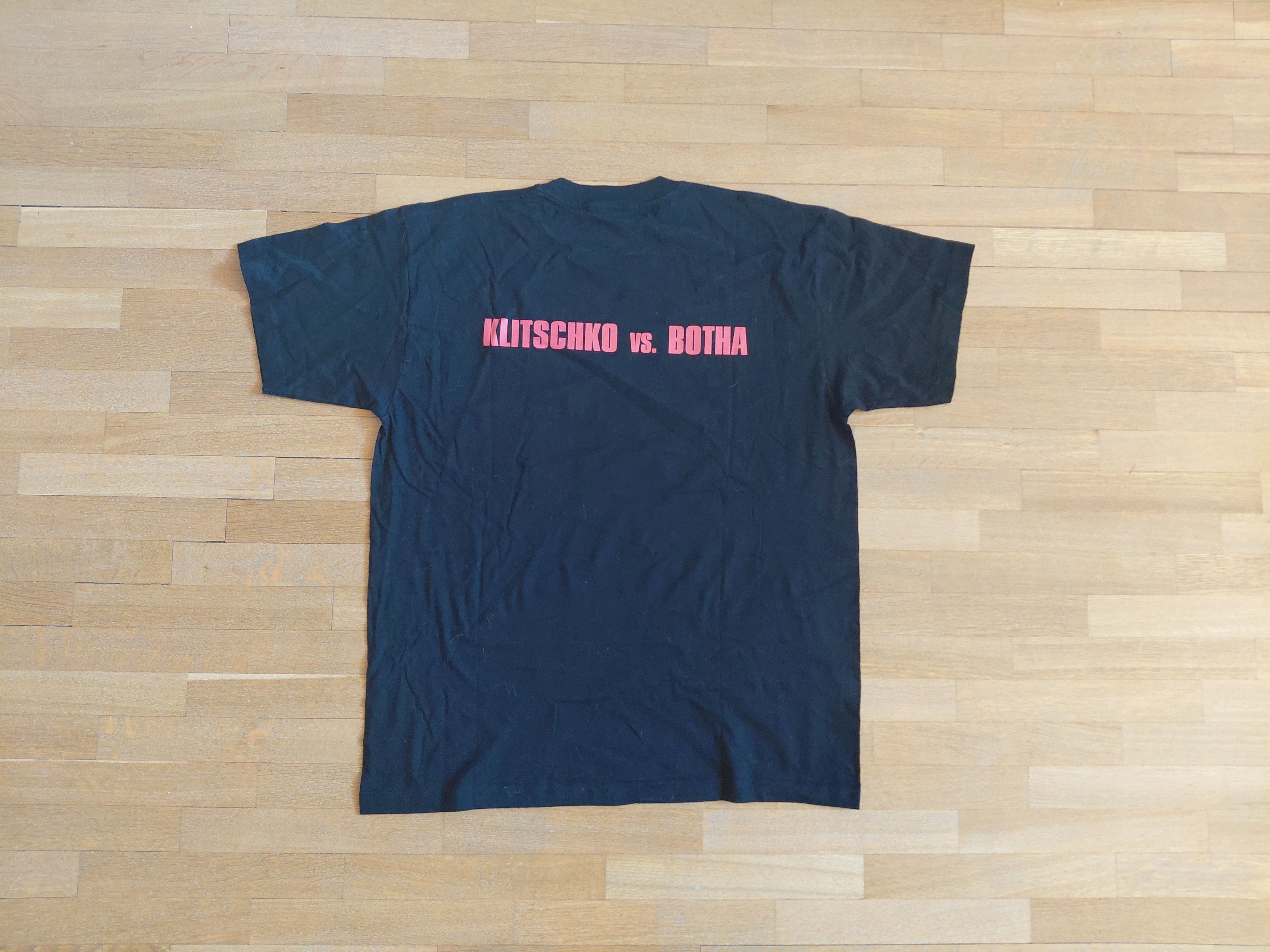 Vintage Klitschko vs Botha Box Boxing WBO Heavyweight Title 2002 XL Size US XL / EU 56 / 4 - 6 Thumbnail
