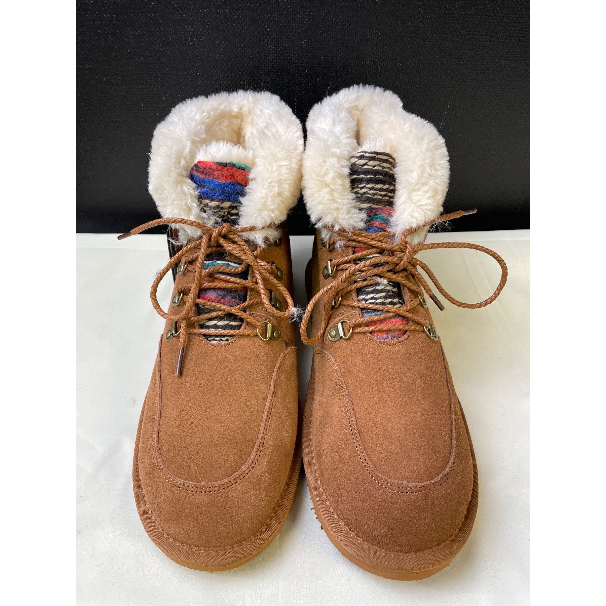 Other Lams Women's Tan Suede Water Stain Resistant Boots shoes Siz Size US 11 / IT 41 - 1 Thumbnail