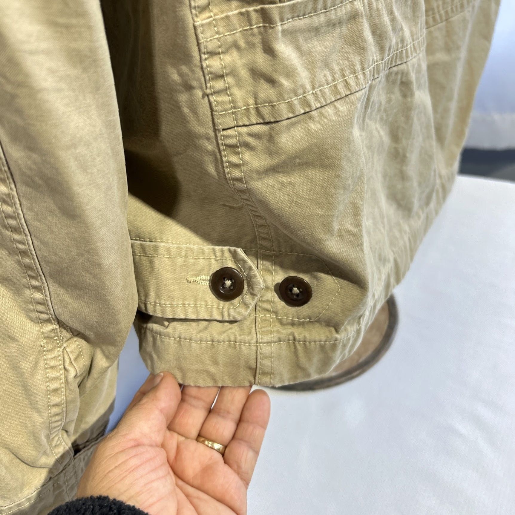 Ralph Lauren Polo Ralph Lauren Field Jacket Flannel Plaid Zip Large Shirt Jacket Men’s Khaki Beige Regular Size L Size US L / EU 52-54 / 3 - 4 Thumbnail