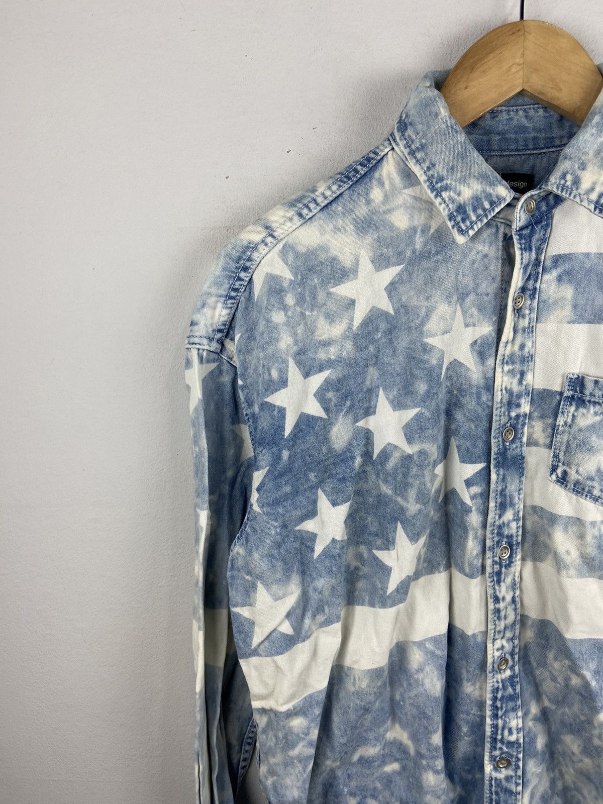 If Six Was Nine × Japanese Brand × semanticdesign Semantic Design Rockstar Acidwash Shirt Size US M / EU 48-50 / 2 - 3 Thumbnail