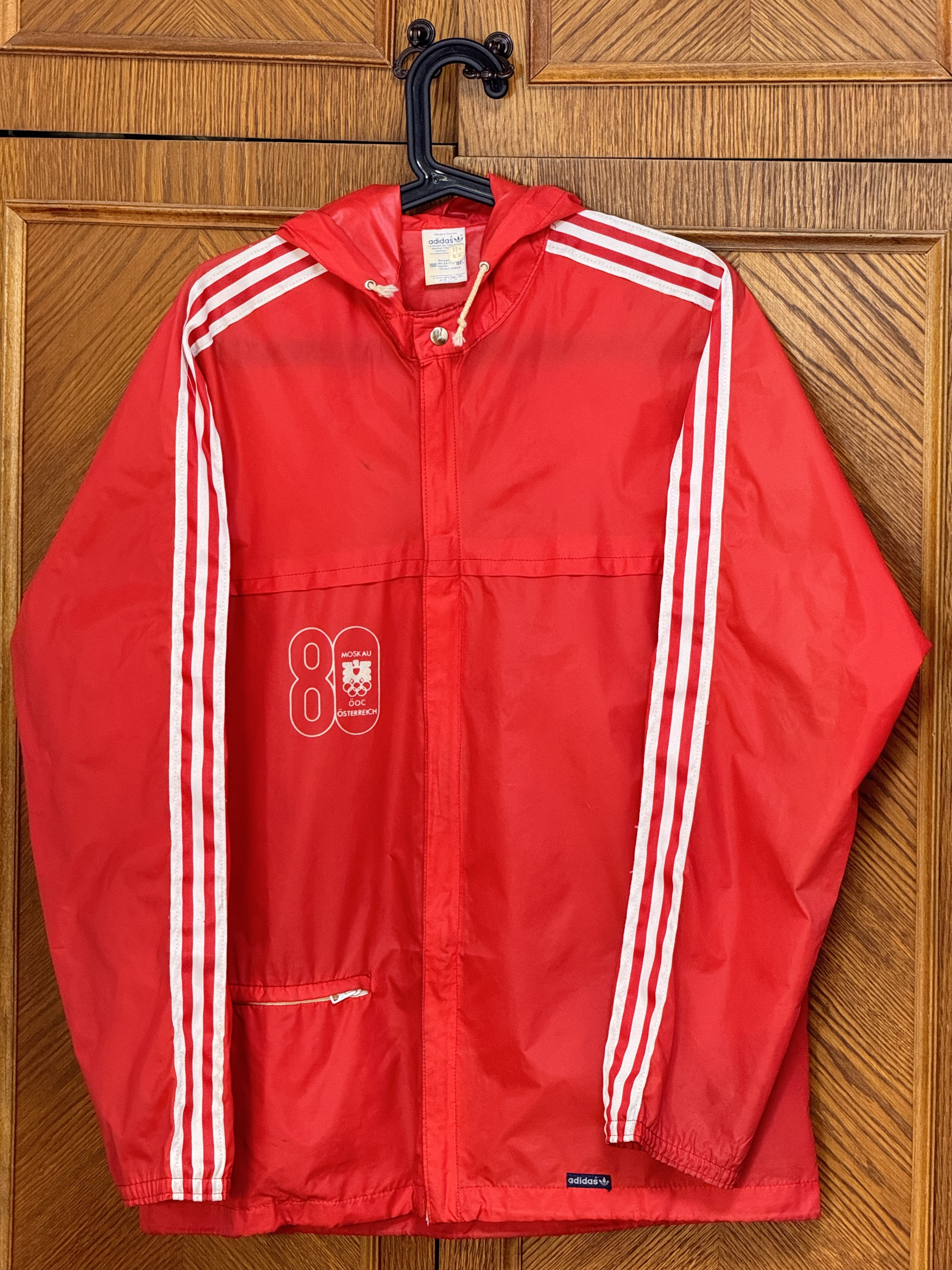 Adidas Adidas Nylon Jacket Austria Team Moscow 1980 Summer Olympics Size US M / EU 48-50 / 2 - 5 Thumbnail