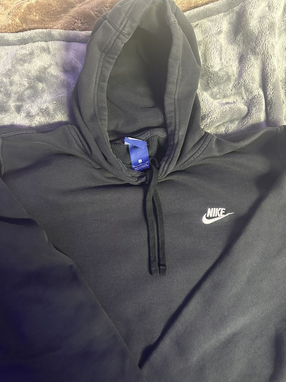 Nike Black Nike Hoodie Size US XL / EU 56 / 4 - 2 Thumbnail