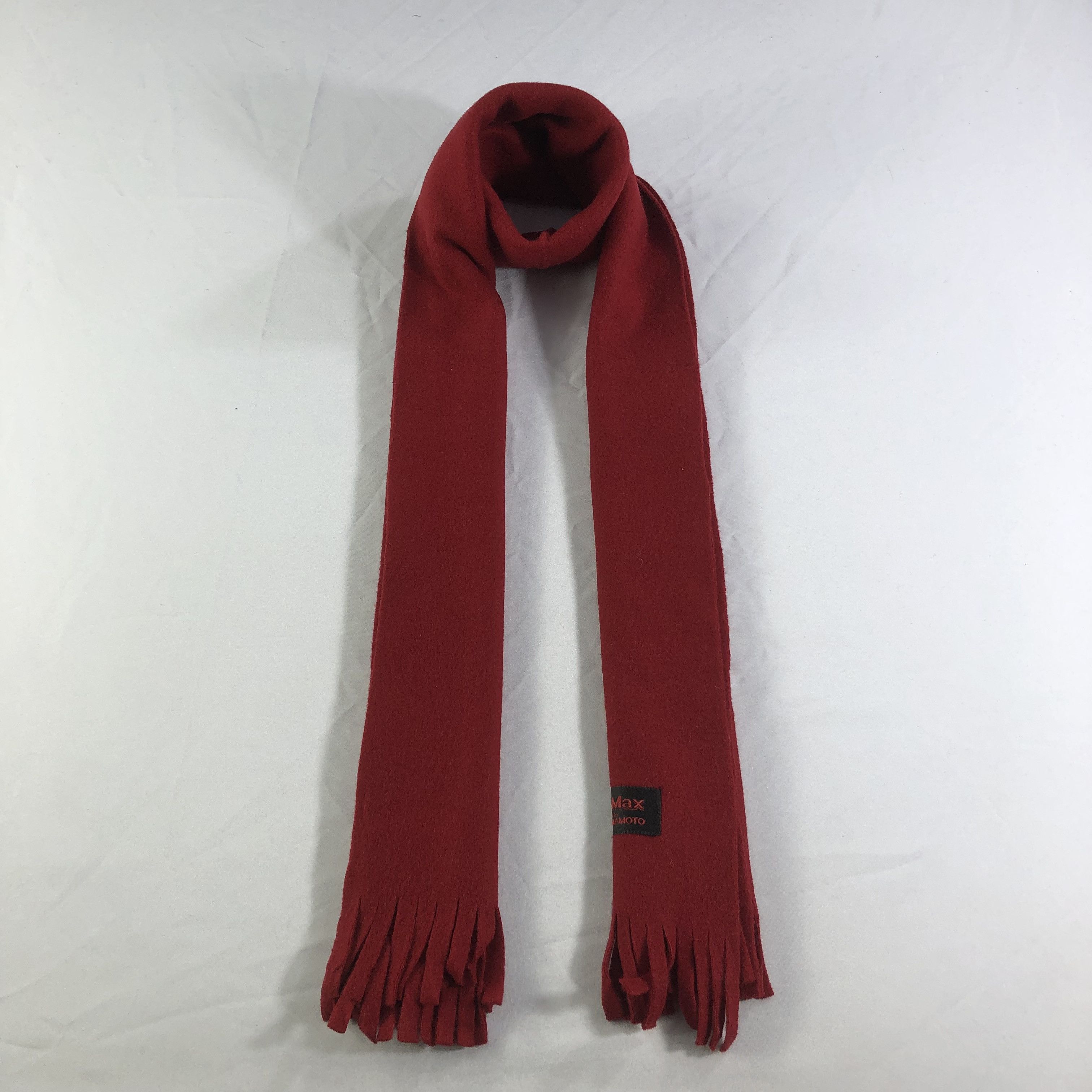Kansai Yamamoto Body Max by Kansai Yamamoto Red Scarf Muffler V1489 Size ONE SIZE - 1 Thumbnail