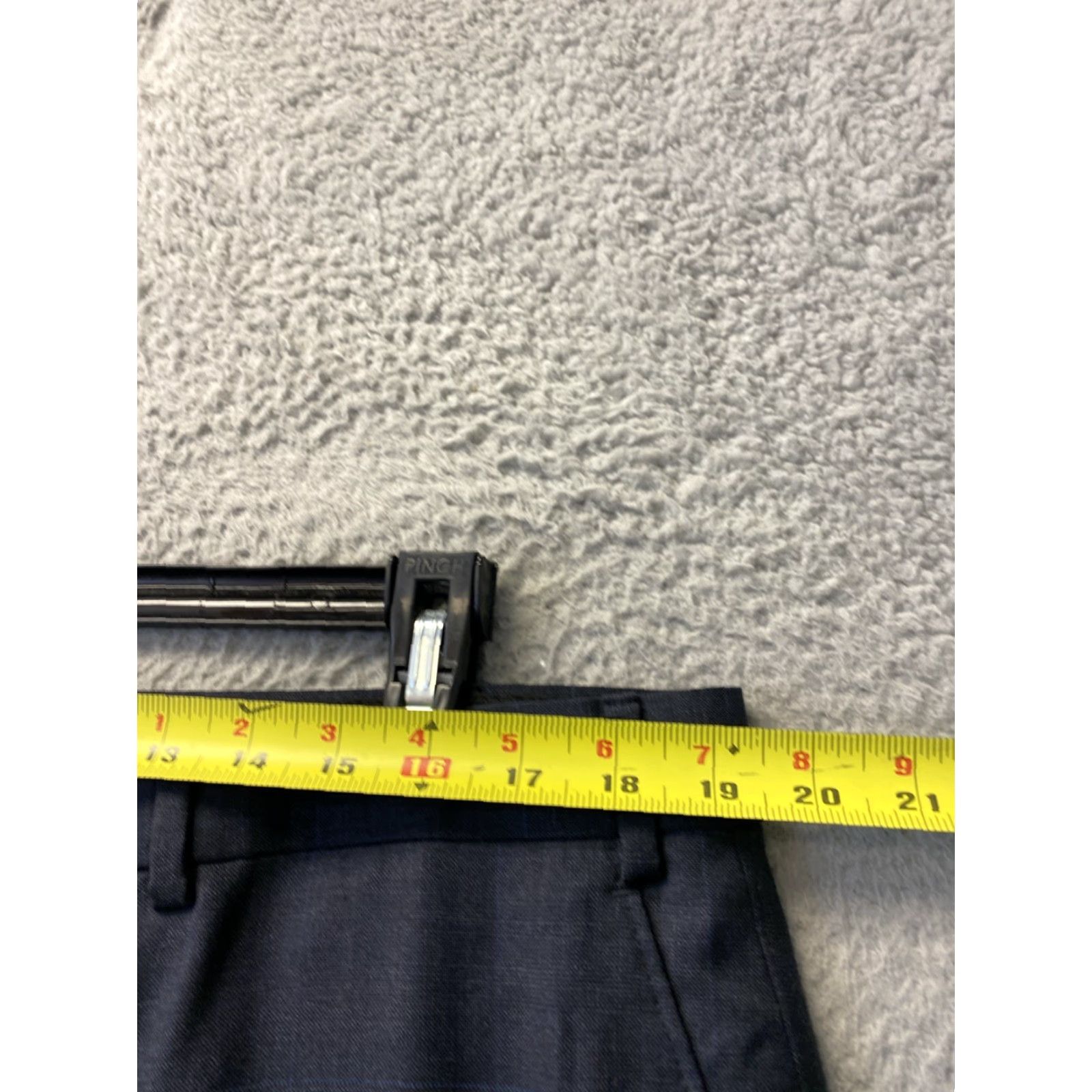 Ralph Lauren LAUREN RALPH LAUREN Dress Pants 38 x 30 Dark Gray Window Pane Slim Fit Belted Mens Size US 38 / EU 54 - 3 Thumbnail