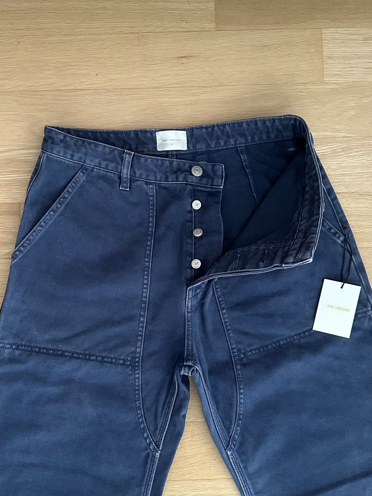 Aime Leon Dore Aime Leon Dore Double Knee Indigo Size US 32 / EU 48 - 3 Thumbnail