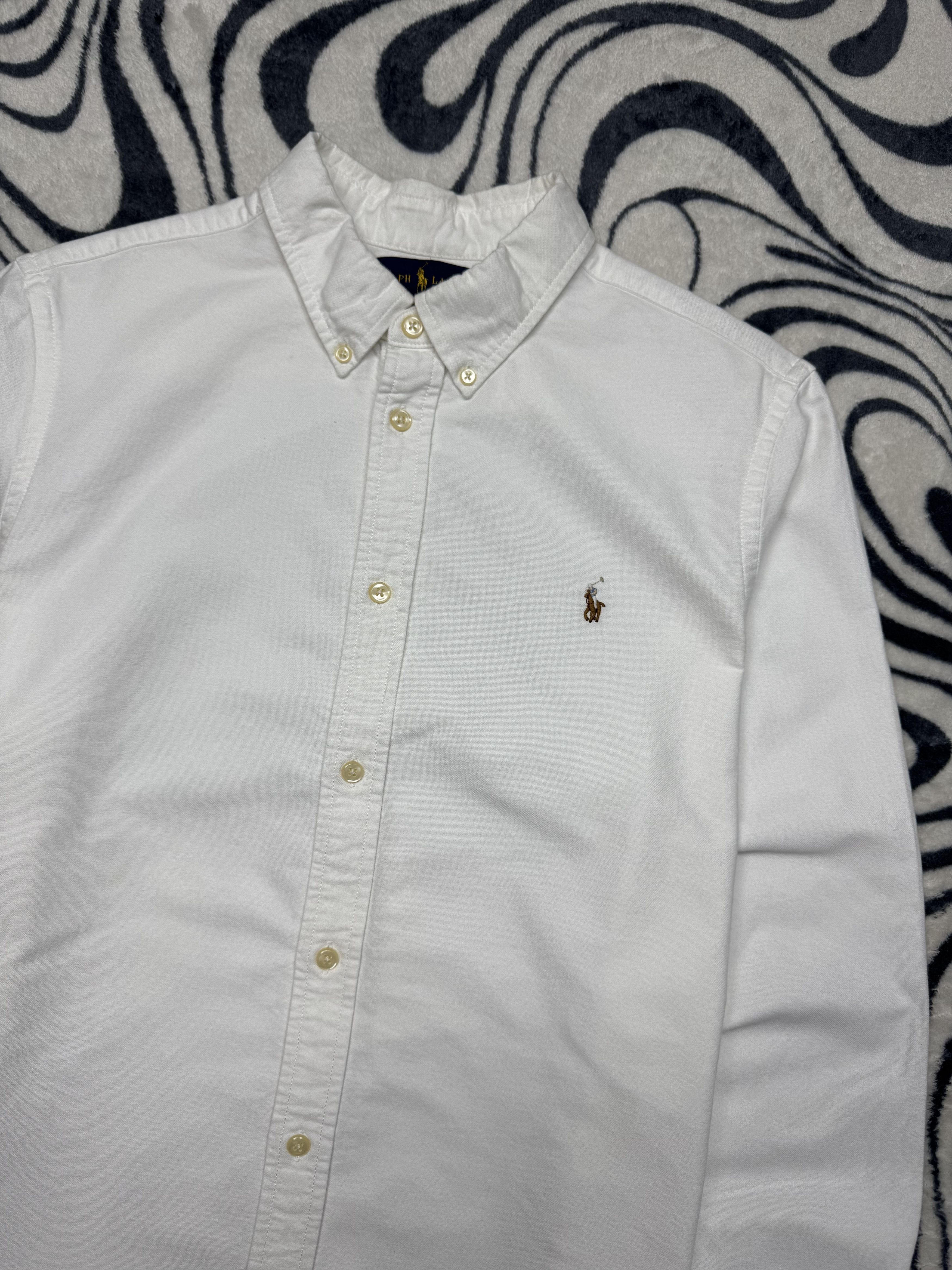 Polo Ralph Lauren Polo Ralph Lauren Mens Long Sleeve White Shirt Size US S / EU 44-46 / 1 - 2 Thumbnail