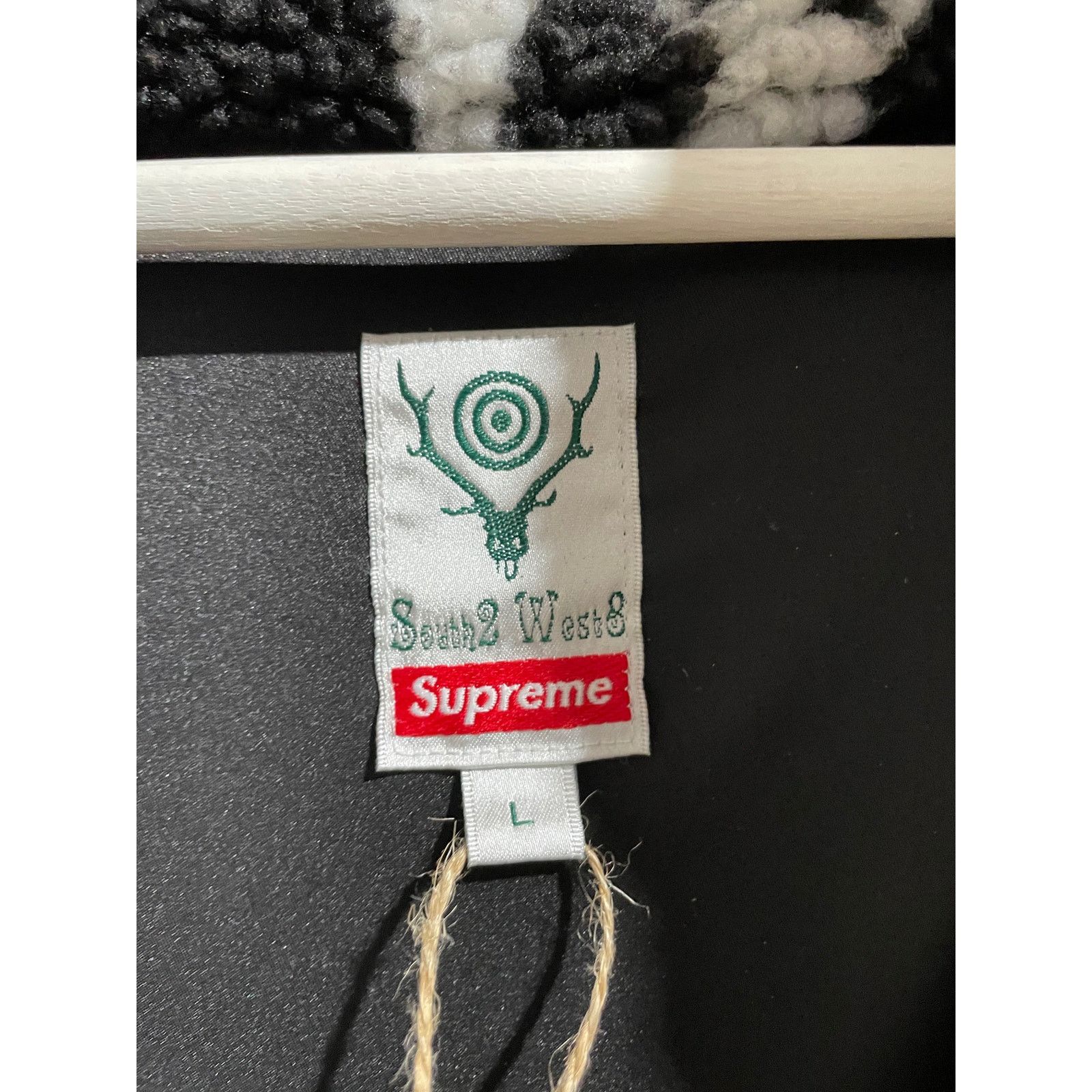 Supreme SUPREME SOUTH2WEST8 BLACK ZIP UP LARGE Size US L / EU 52-54 / 3 - 4 Thumbnail
