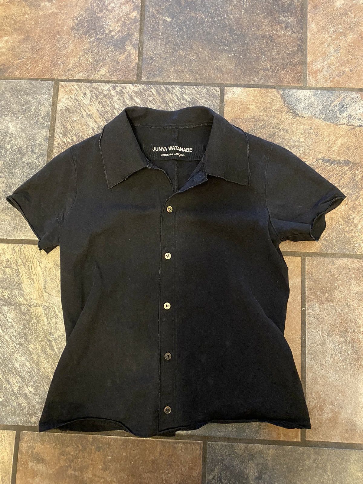 image of Ad1997 Junya Watanabe Button Up in Black, Men's (Size Small)