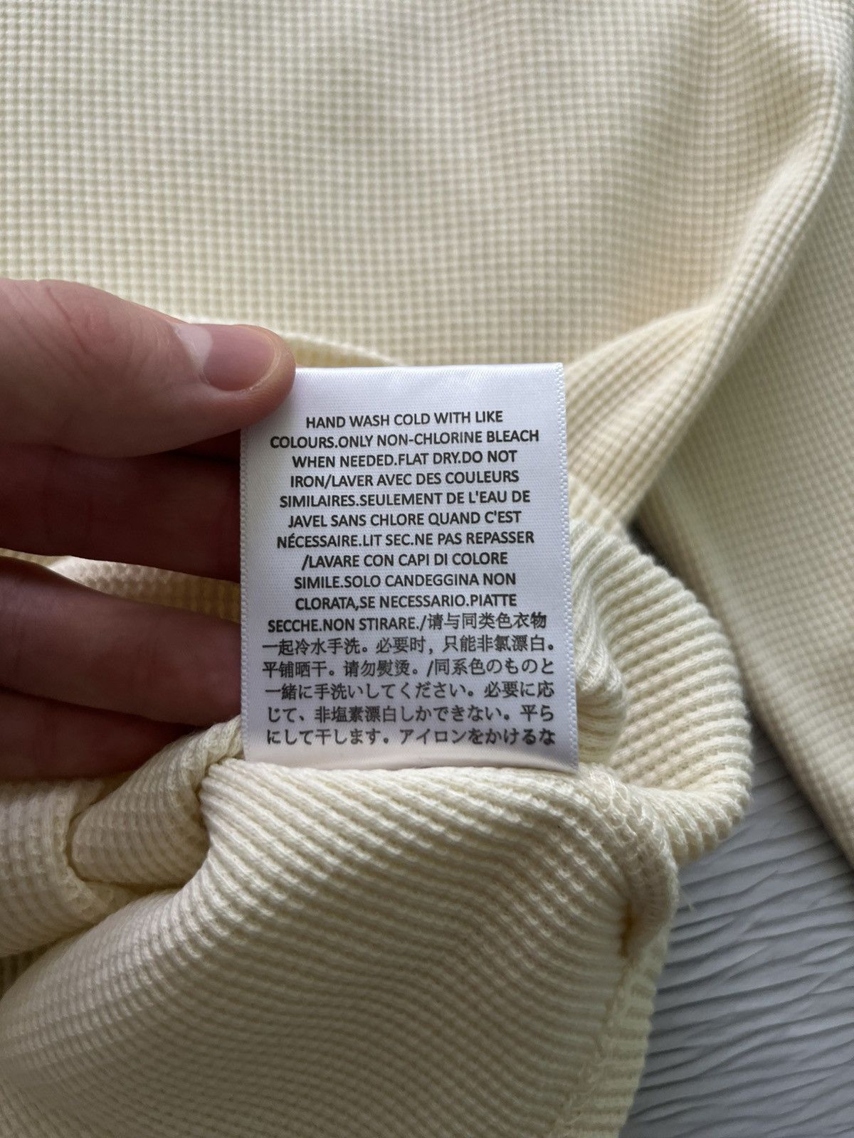 Essentials Fear of God Essentials Long Sleeve Streetwear White Size US M / EU 48-50 / 2 - 9 Thumbnail