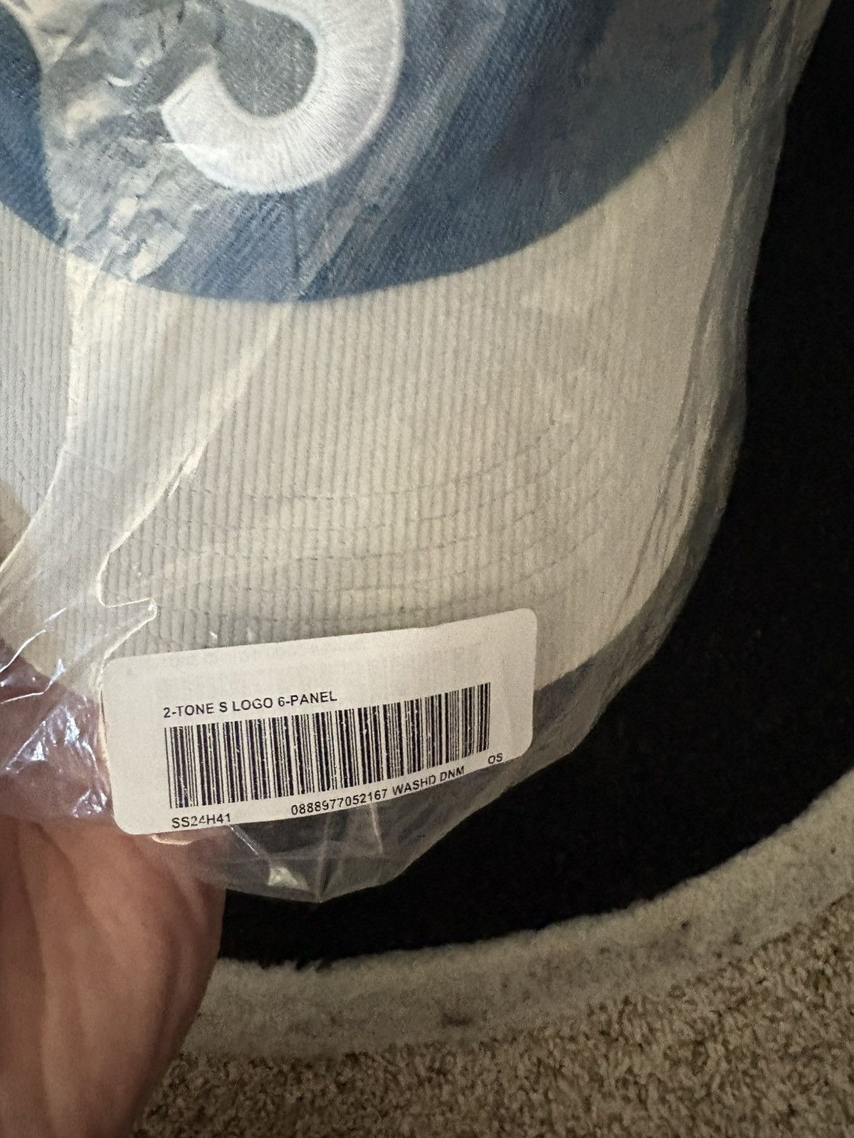 Supreme Supreme Denim S Logo 6 Panel Size ONE SIZE - 3 Thumbnail