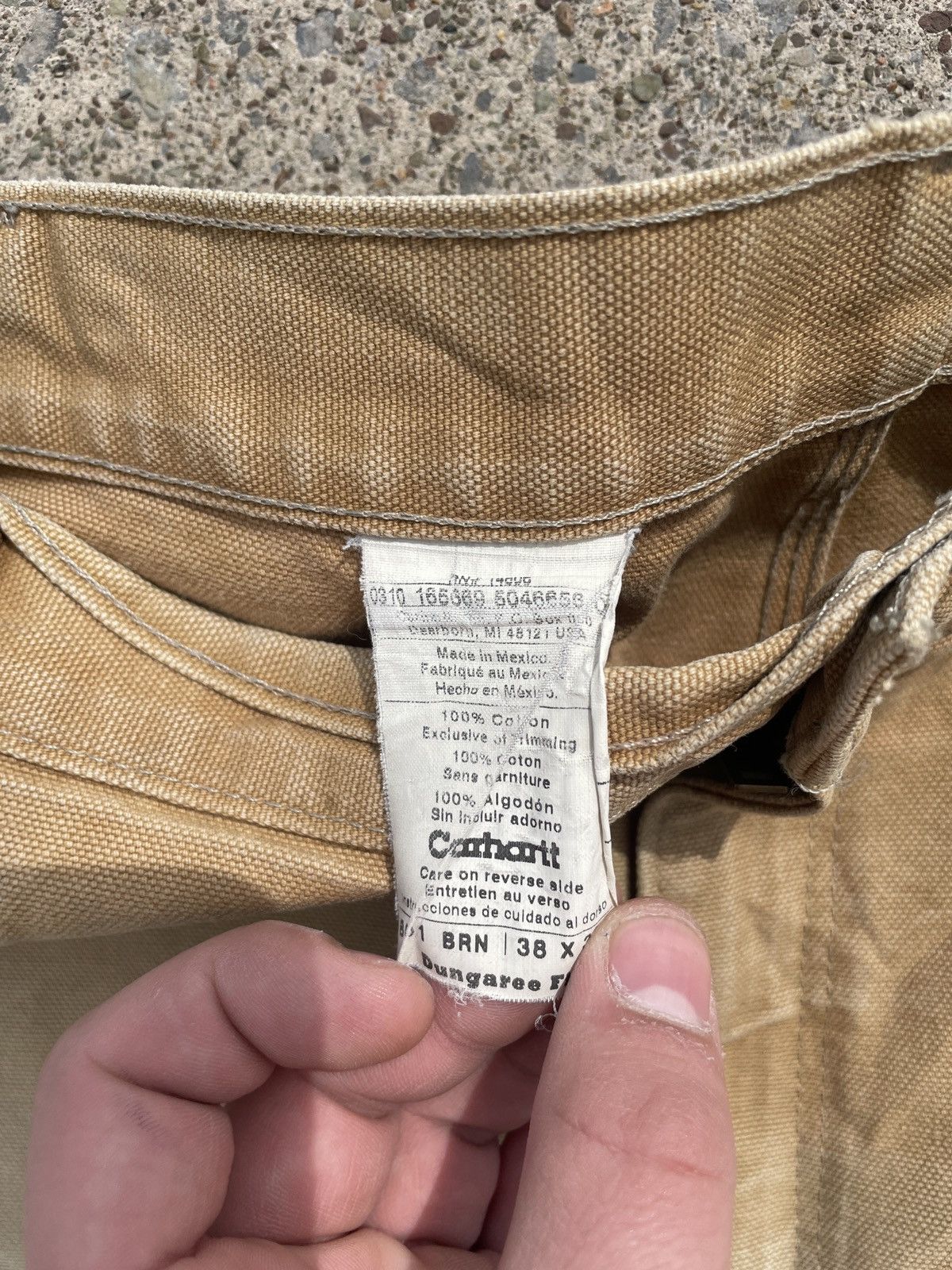 Carhartt Ghost Pocket Faded & Repaired Carhartt Double Knees Size US 38 / EU 54 - 6 Thumbnail