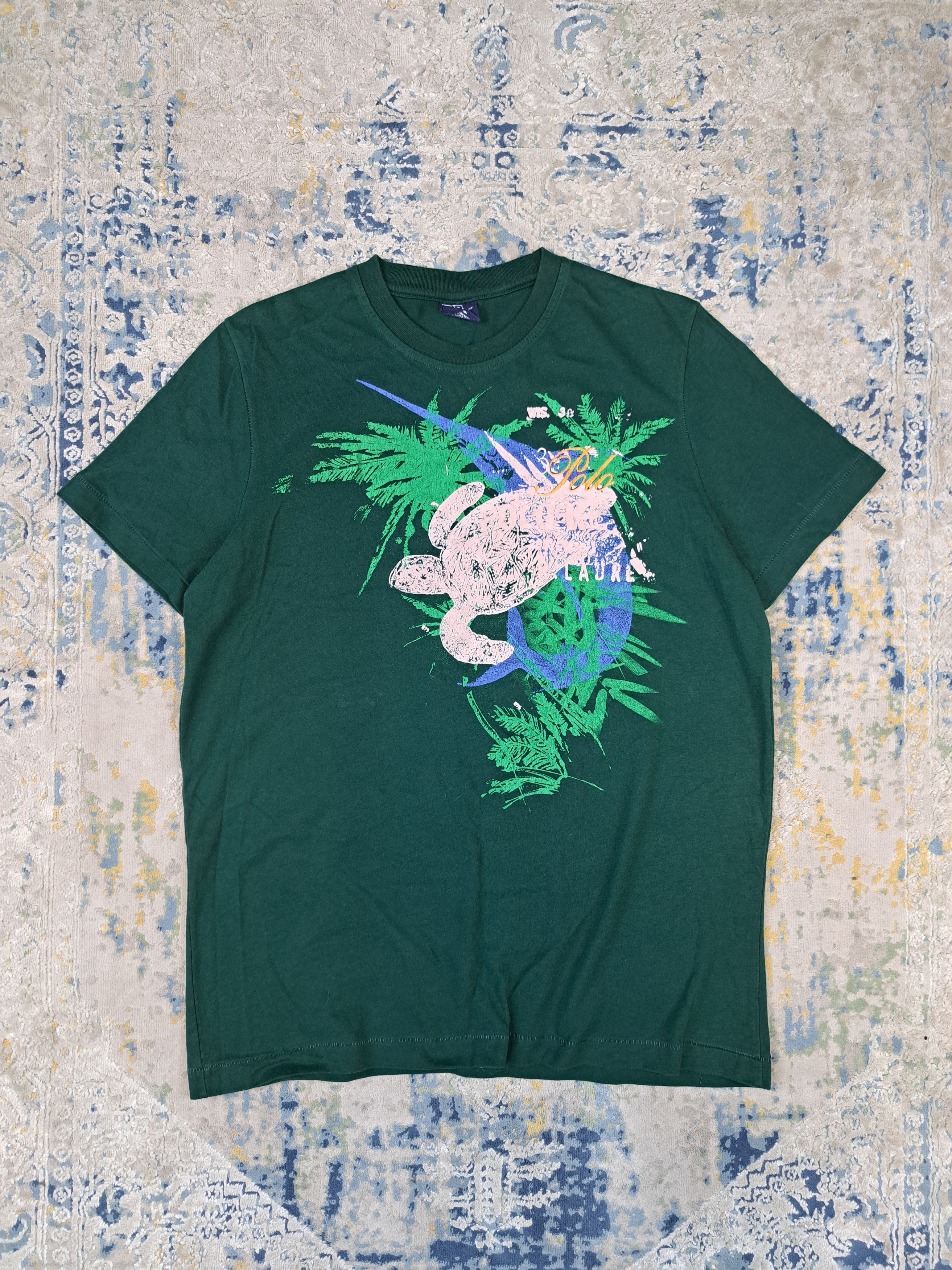 Polo Ralph Lauren Vintage 90s Ralph Lauren Single Stitch Tee Rare Grail Size US M / EU 48-50 / 2 - 1 Thumbnail