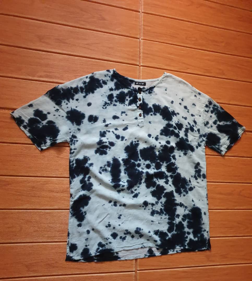 Japanese Brand Amina tie dye Japanese style harajuku shirt Size US L / EU 52-54 / 3 - 4 Thumbnail