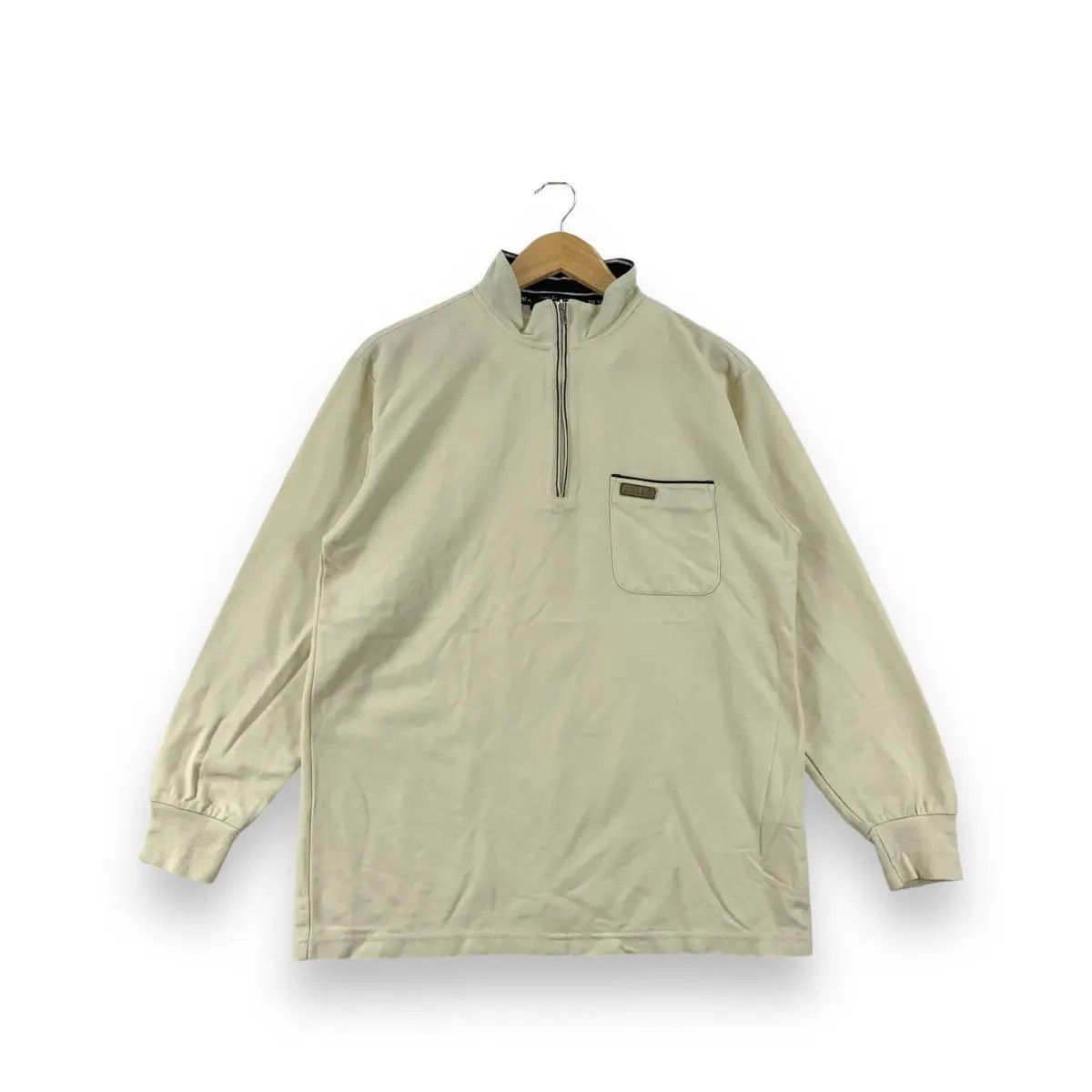 Kansai Yamamoto Vintage KANSAI YAMAMOTO Up To You Half Zipper Tee Shirt Size US M / EU 48-50 / 2 - 1 Thumbnail