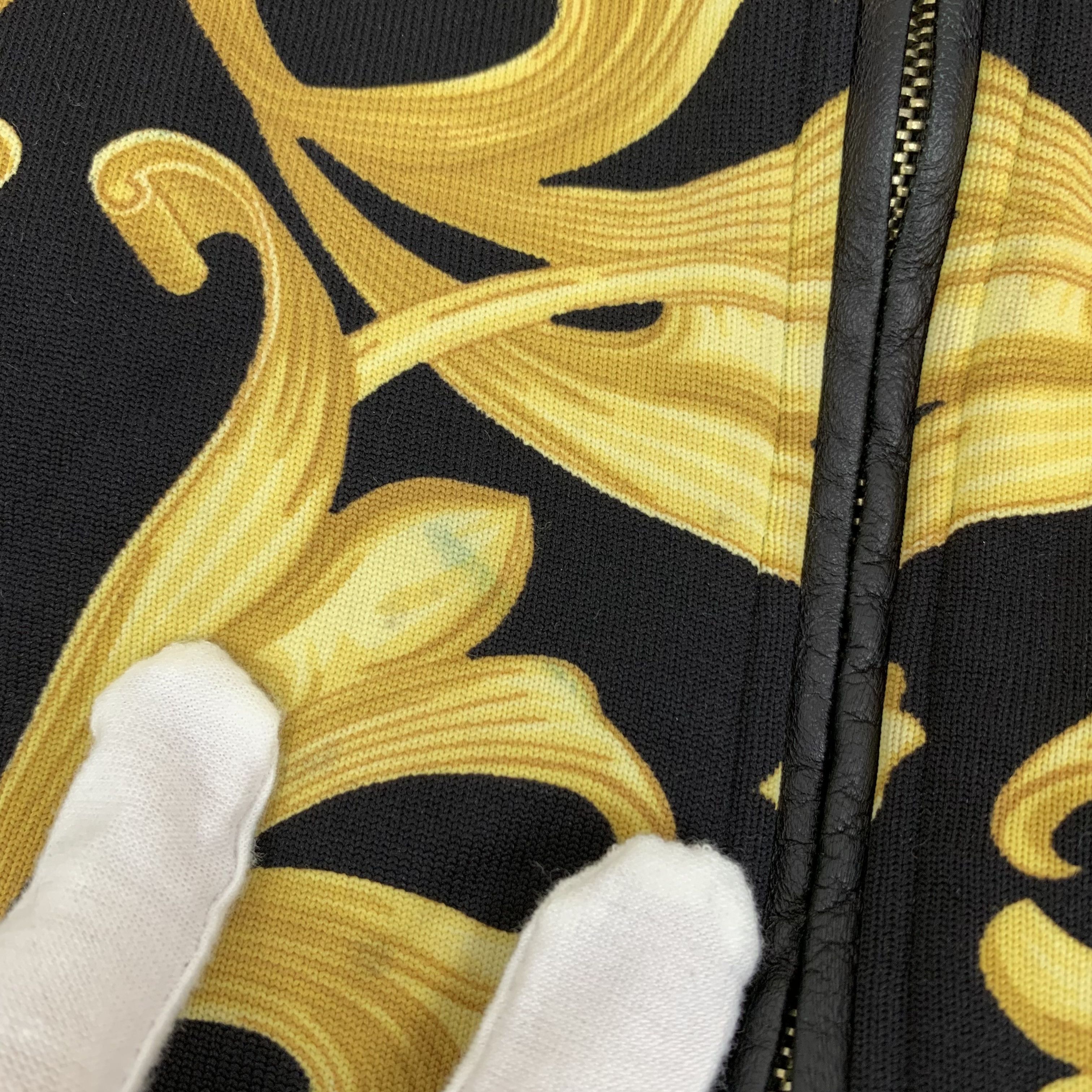 Versace Versace Floral Print Hoodie Jacket Black (M) Size US M / EU 48-50 / 2 - 5 Thumbnail
