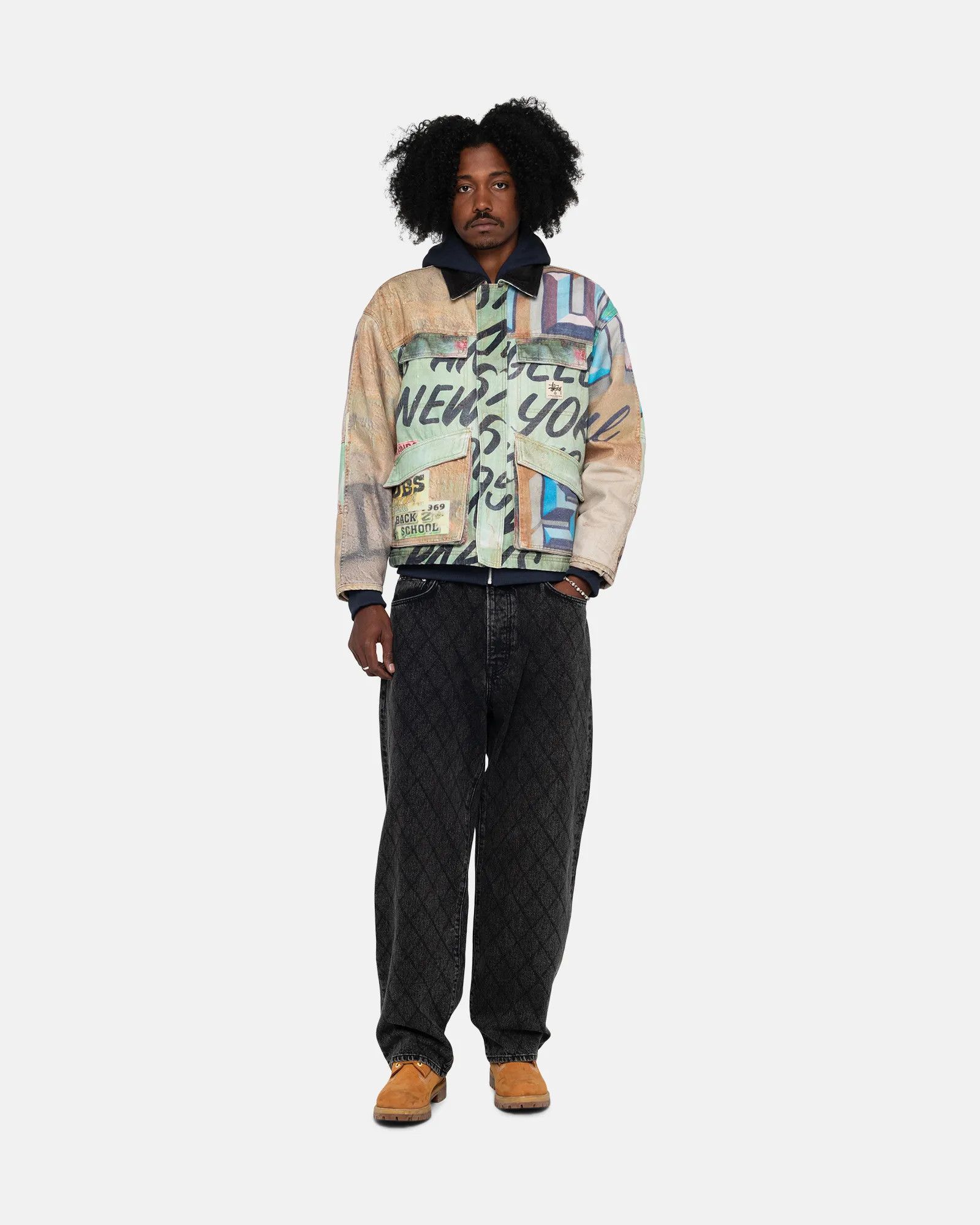 Stussy STUSSY ALFONSO CANVAS SHOP JACKET | Grailed