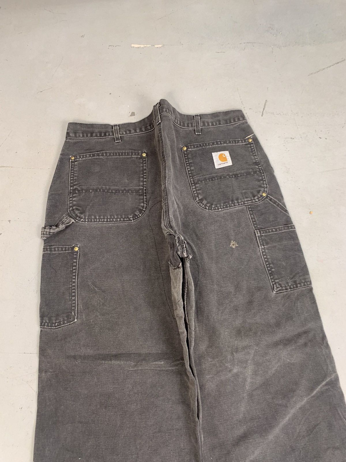 Carhartt Vintage Carhartt b01 BLK double knee workwear denim Size US 40 / EU 56 - 8 Thumbnail