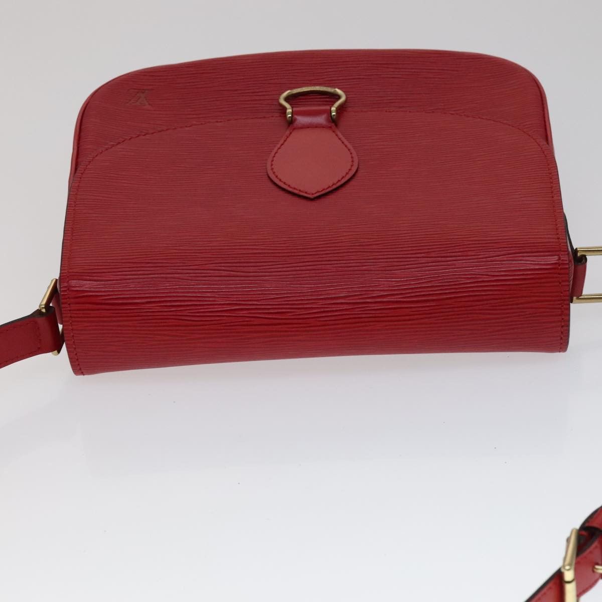 Louis Vuitton LOUIS VUITTON Epi Saint Cloud GM Shoulder Bag Red M52197 Size ONE SIZE - 6 Thumbnail