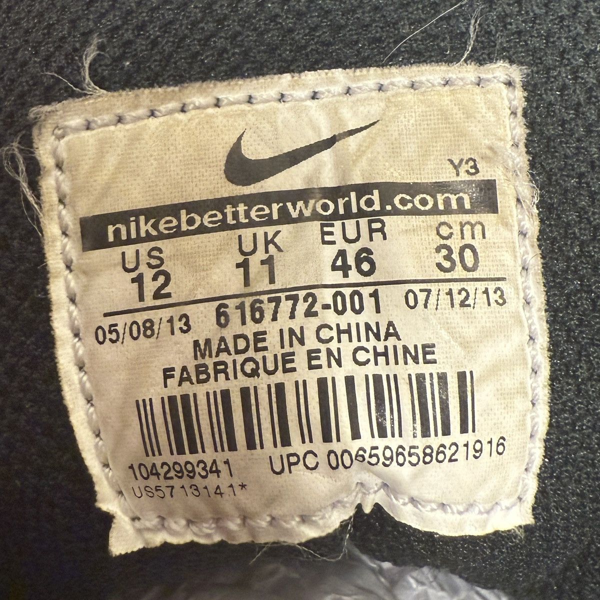 Nike NIKE Air ZOOM The GLOVE - Gary PAYTON - Size 8 SNEAKERS Size US 12 / EU 45 - 9 Thumbnail