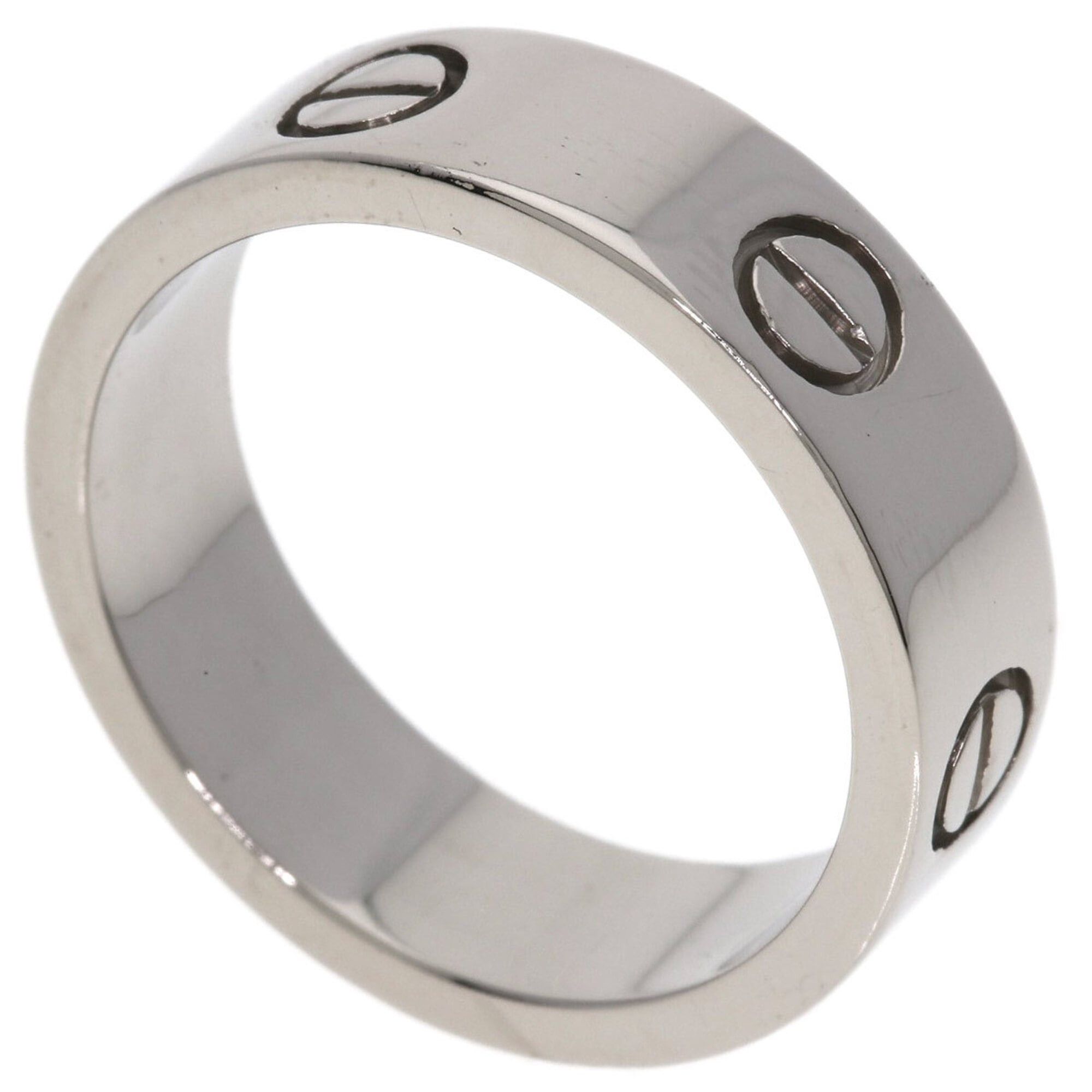 Cartier Cartier Love Ring #57, 18K White Gold, Women's Ring, CARTIER Size ONE SIZE - 1 Thumbnail