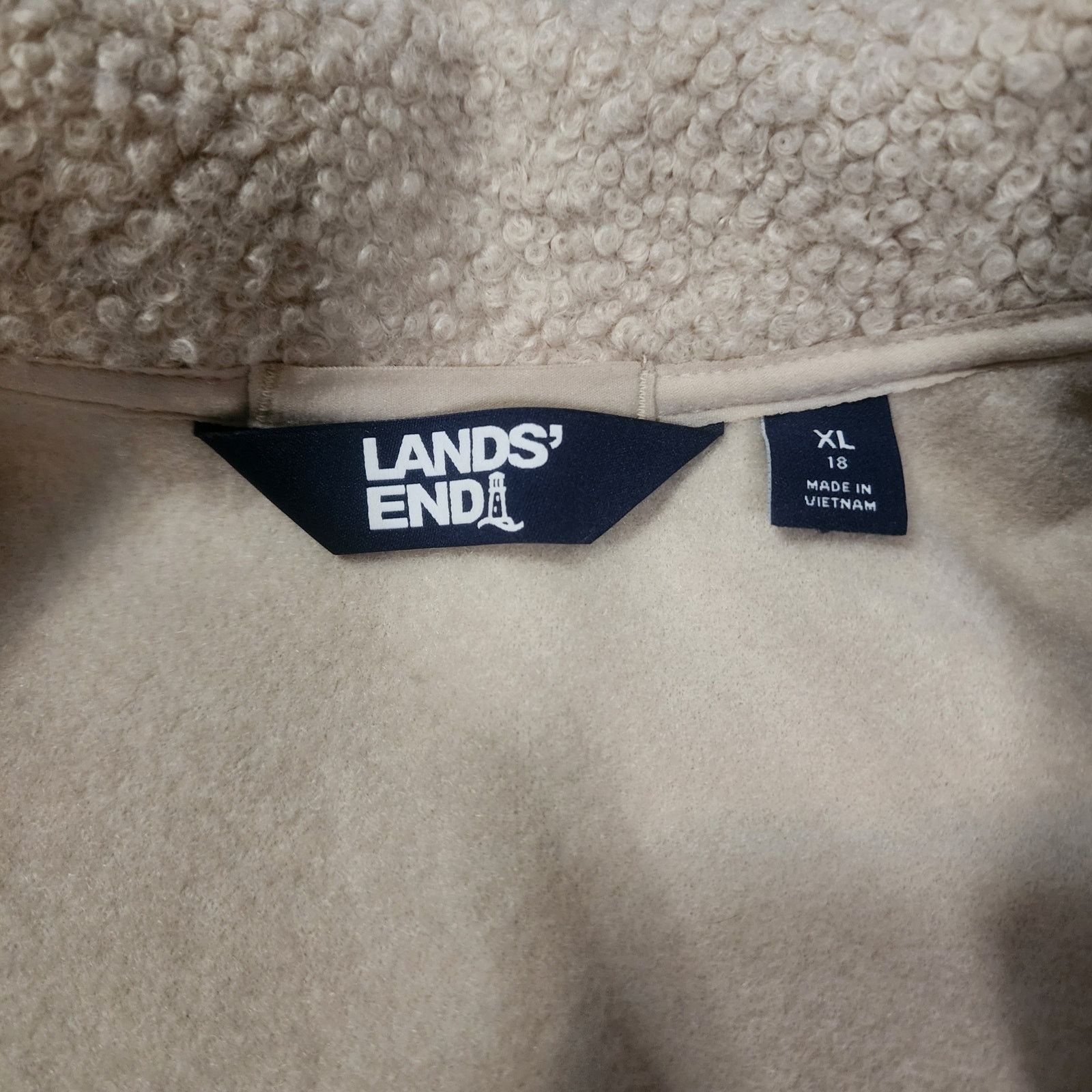 Lands' End Womens Land End Boucle Coat XL zipper broken Snaps good 2317 Size XL / US 12-14 / IT 48-50 - 4 Thumbnail