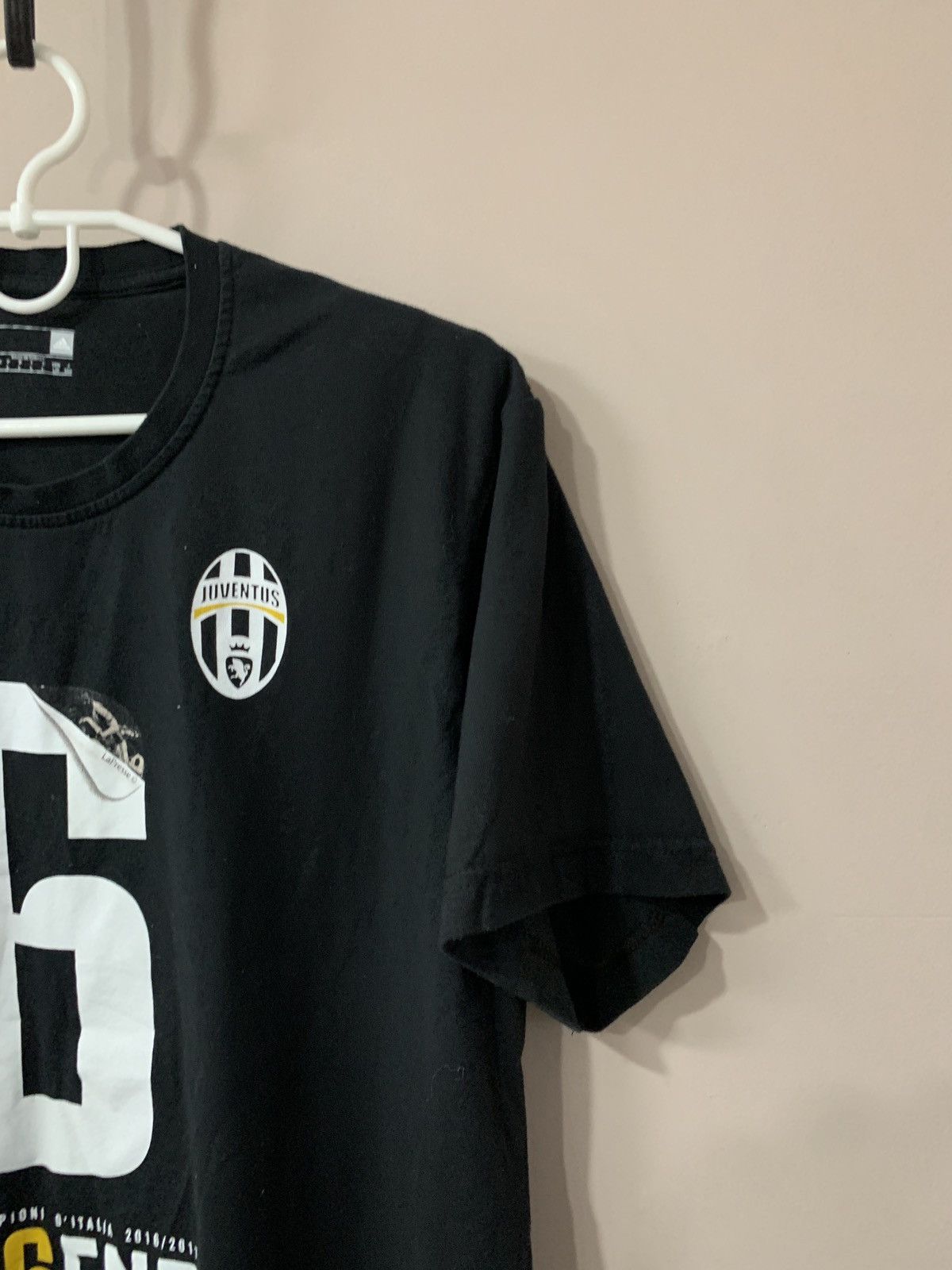 Adidas Juventus Champions 2017 T Shirt Adidas Football Size L Size US L / EU 52-54 / 3 - 4 Thumbnail