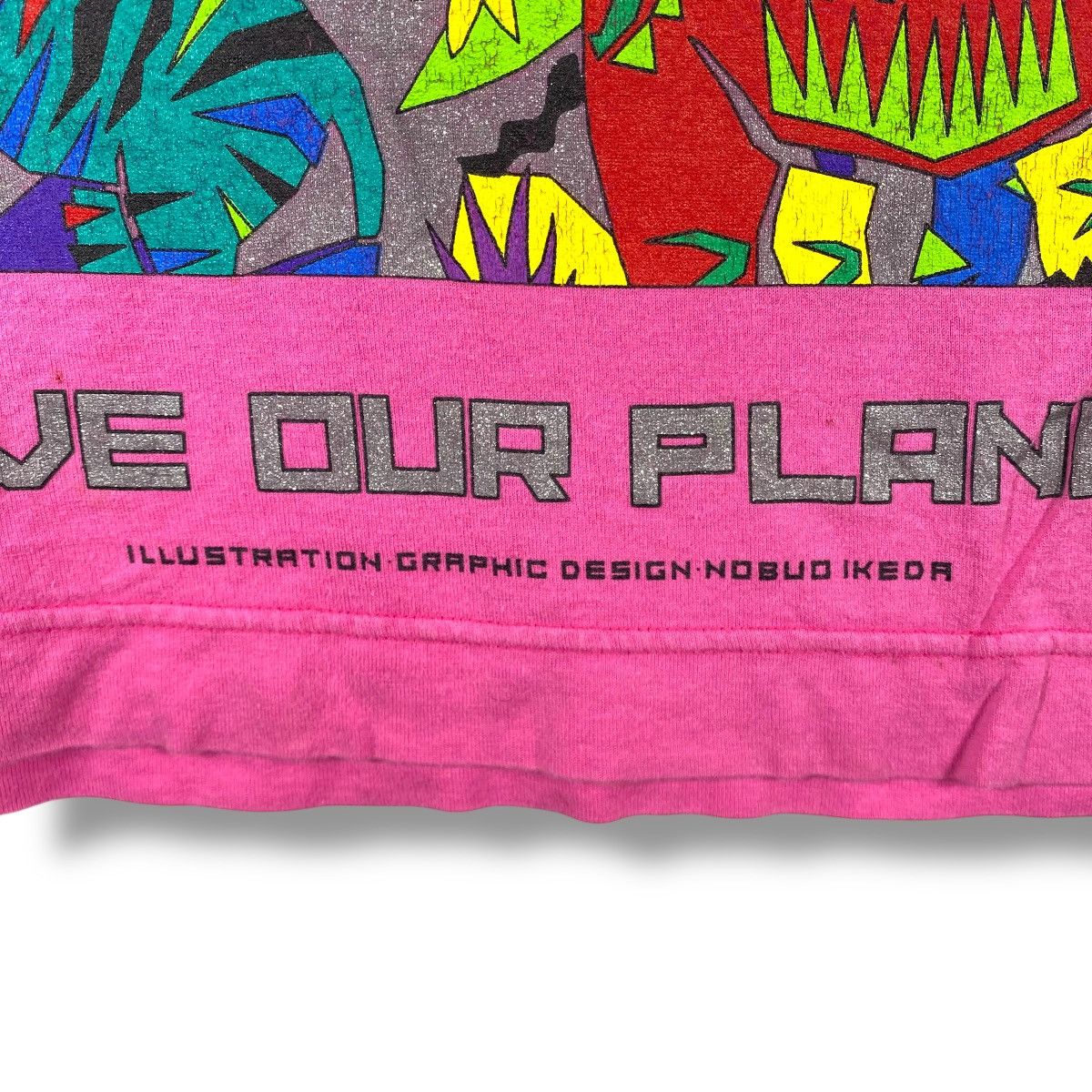 LOVE OUR PLANET Illustration Graphic Design By Nobuo Ikeda