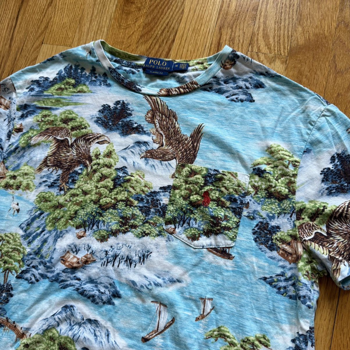 Polo Ralph Lauren Polo Ralph Lauren Allover Print T-Shirt Size M Size US M / EU 48-50 / 2 - 2 Thumbnail
