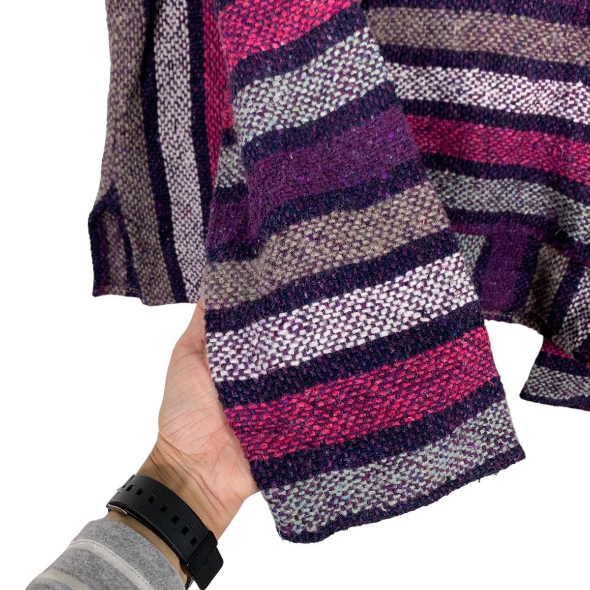 Baja East Vintage Mexican Baja Blanket Pullover Hoodies #0588-C27 Size US L / EU 52-54 / 3 - 10 Thumbnail