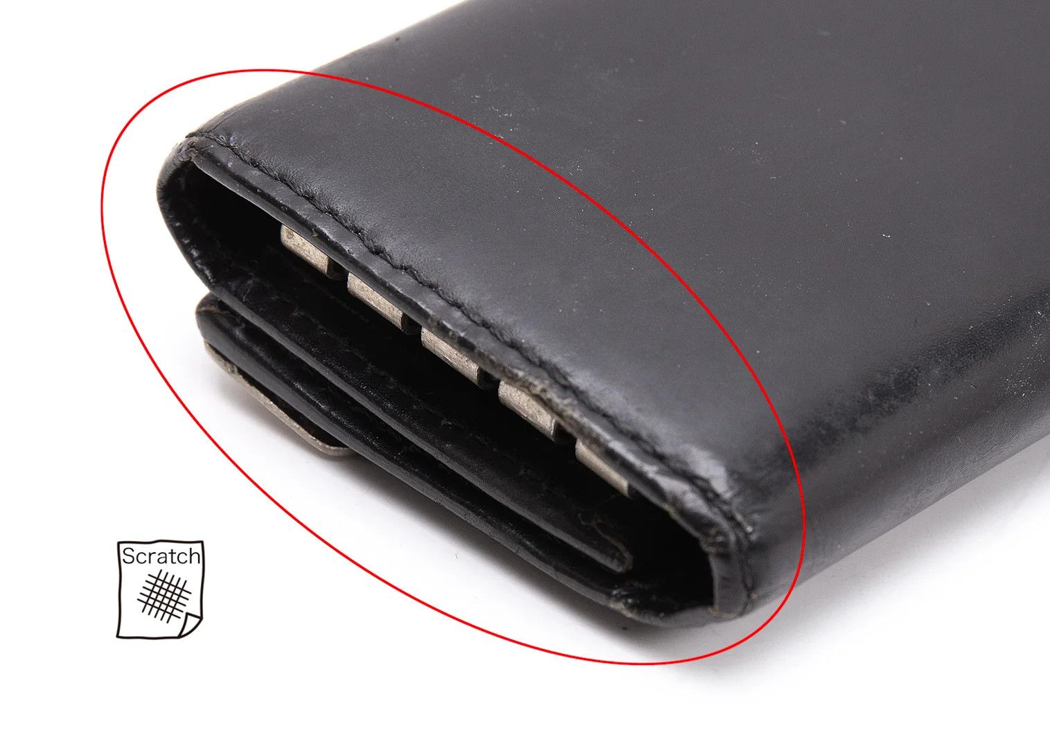 Jean Paul Gaultier Metal Plate Key Case in Black Size ONE SIZE - 6 Thumbnail