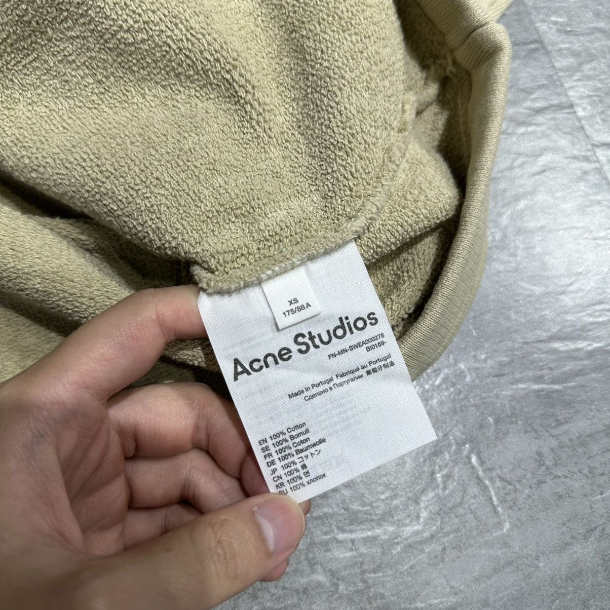 Acne Studios Acne Studios Fin Circus Sweatshirt - Dusty Green Size US XS / EU 42 / 0 - 6 Thumbnail