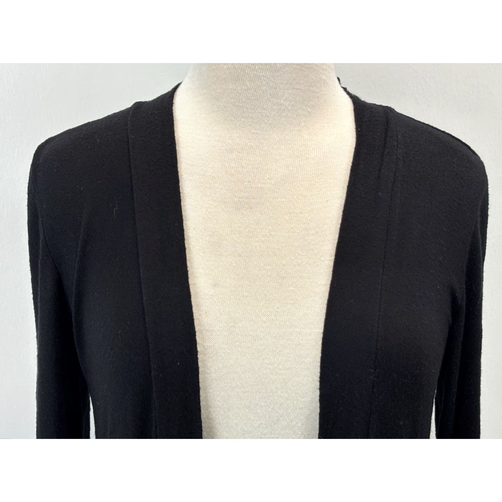 Vintage Soma Intimates Cardigan Shirt Top Sz Small Women’s Black Tiered Ruffles Open Size S / US 4 / IT 40 - 5 Thumbnail