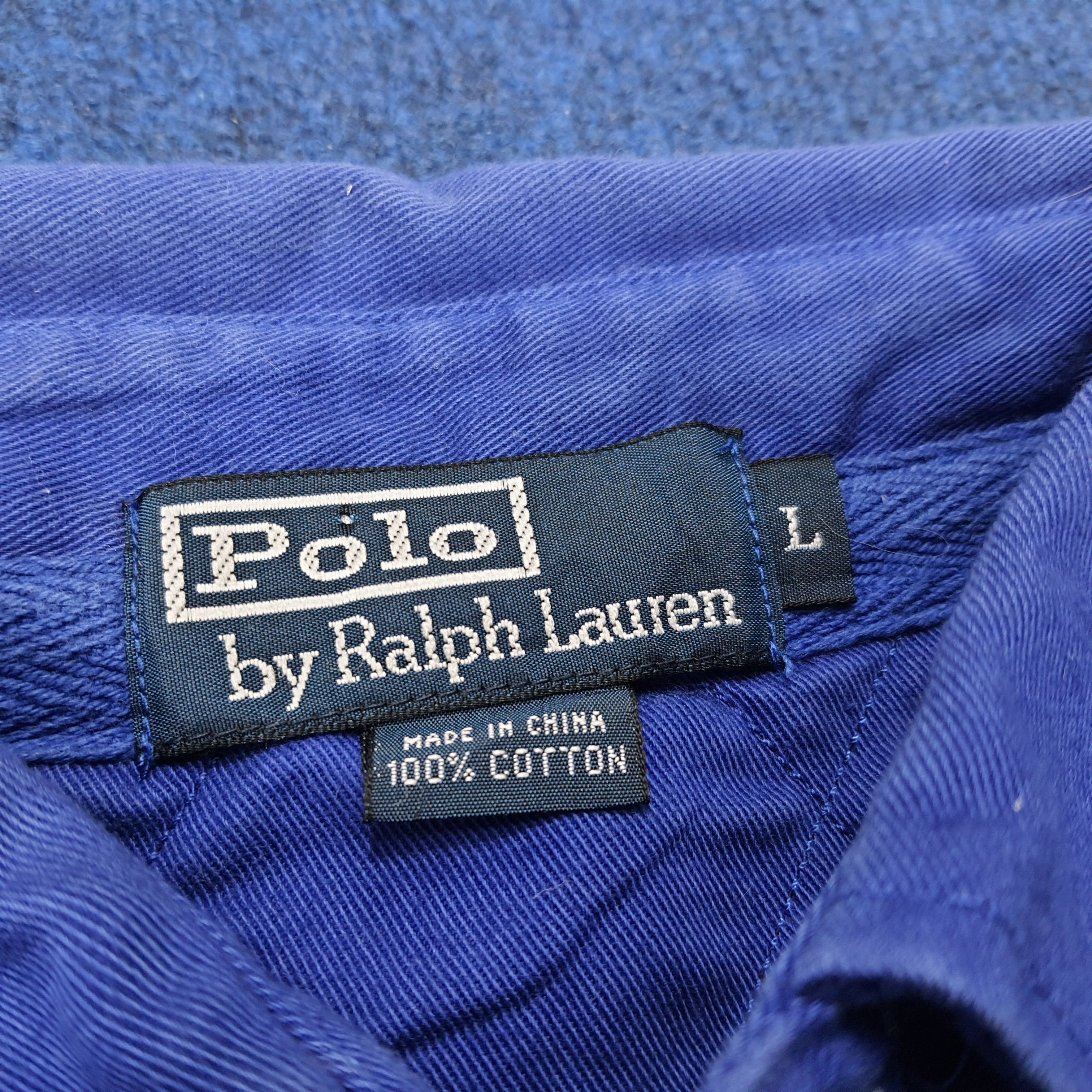 Polo Ralph Lauren × Vintage Vintage Polo by Ralph Lauren Long Sleeve Polo Shirt Size US XL / EU 56 / 4 - 4 Thumbnail