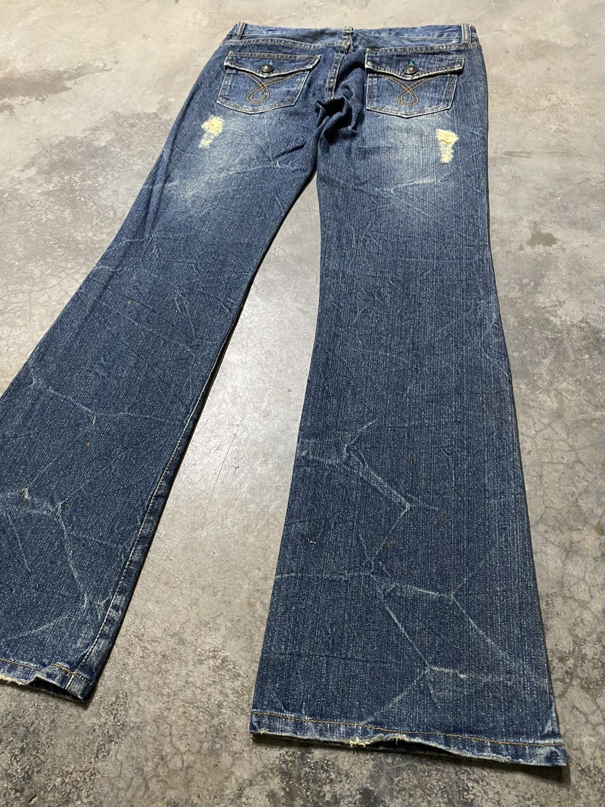 Hysteric Glamour × If Six Was Nine × Japanese Brand Flare Jeans Japan Grunge Denim p71 Size US 30 / EU 46 - 14 Thumbnail