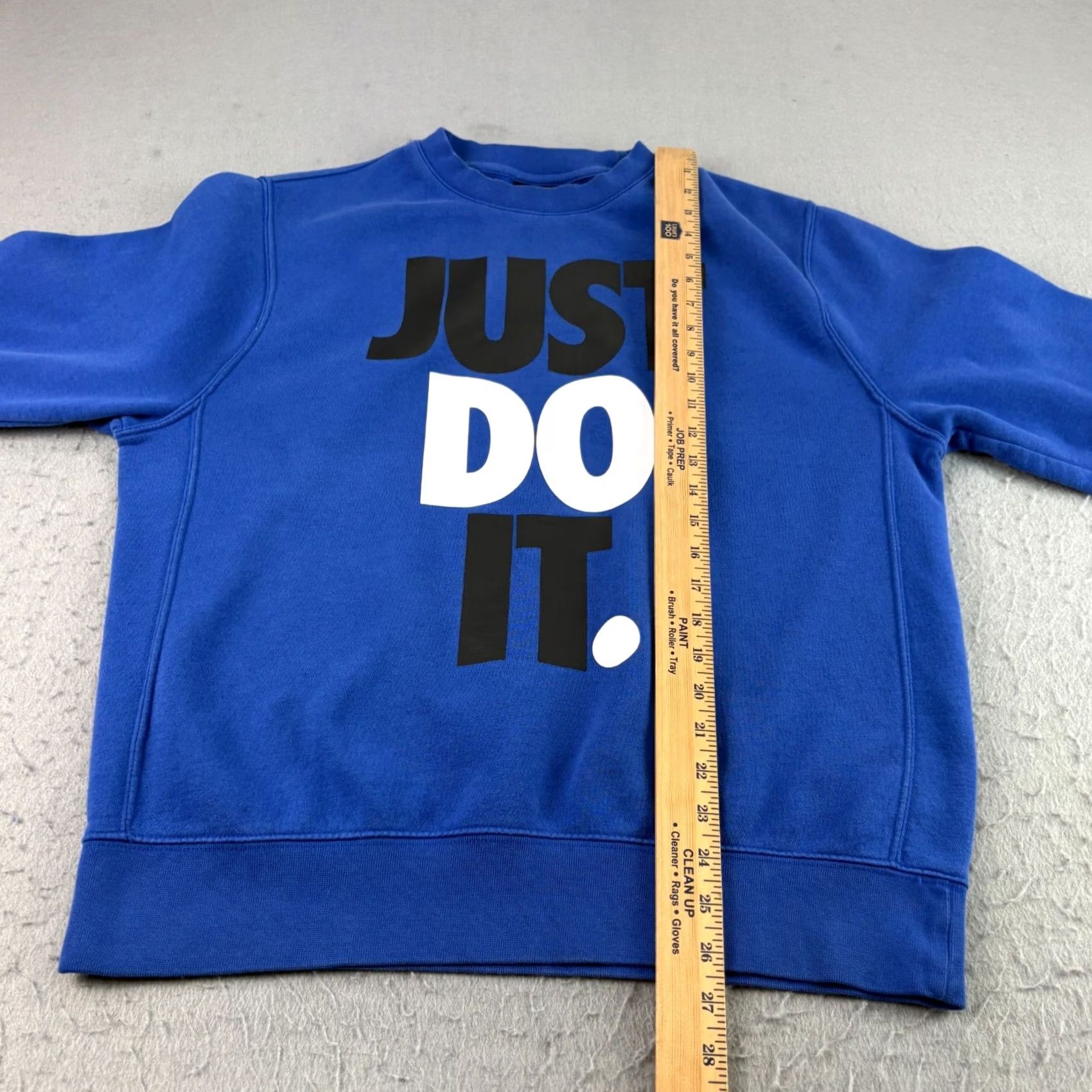 Nike Nike Sportswear Sweatshirt Mens M Blue Just Do It Pullover Graphic Crew Neck Long Sleeve Logo Cotton Blend Regular Shirt Size US M / EU 48-50 / 2 - 5 Thumbnail