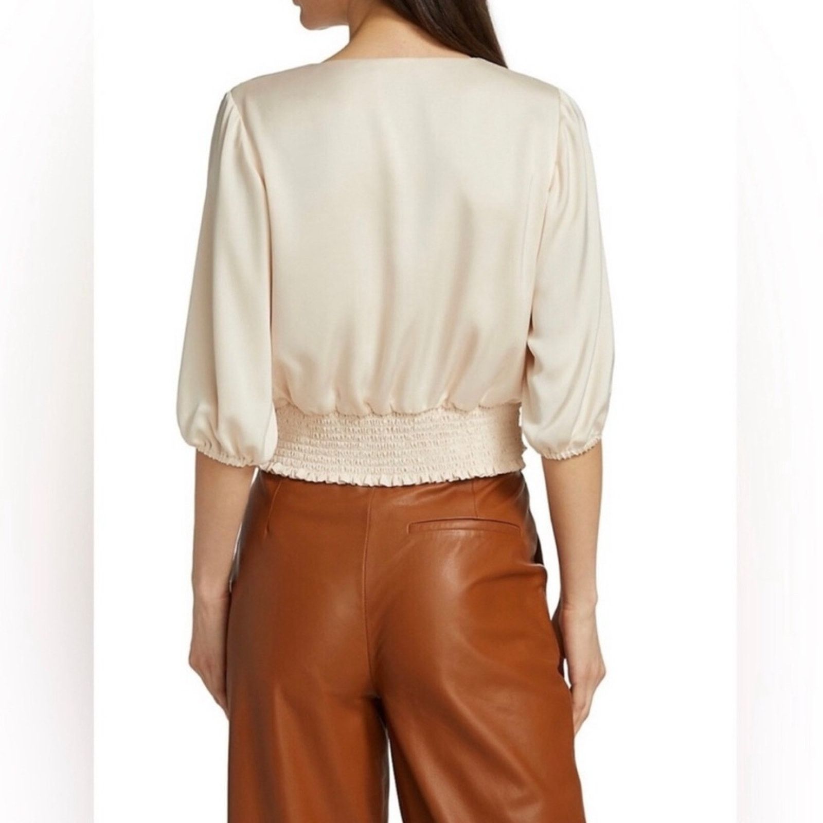 Ramy Brook Ramy Brook Ilana Top in Linen Size XS / US 0-2 / IT 36-38 - 2 Thumbnail
