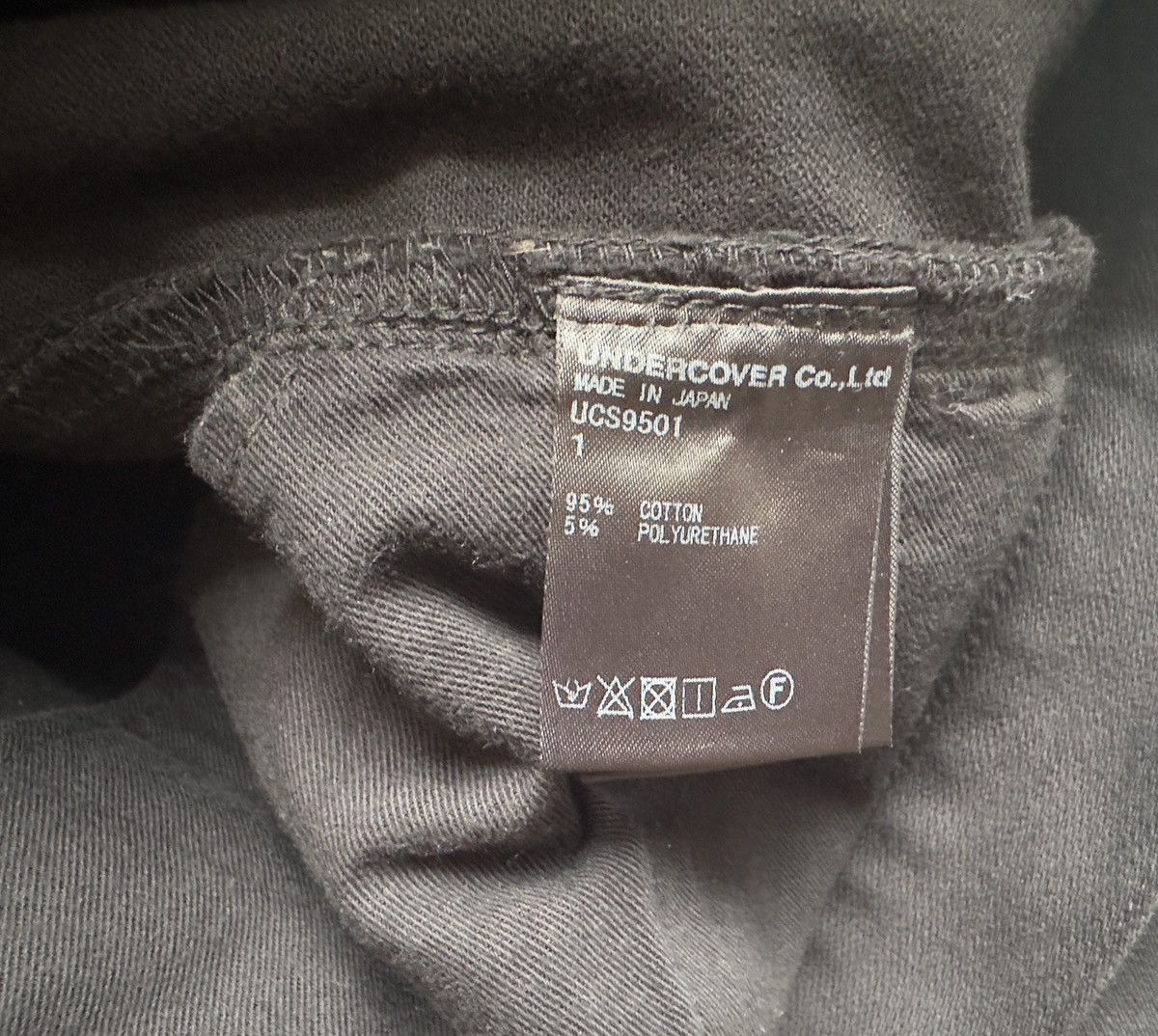 Undercover UNDERCOVER A/W 2003 BLACK DENIM SIZE 1 RUNWAY SAMPLE FIT Size US 26 / EU 42 - 10 Thumbnail
