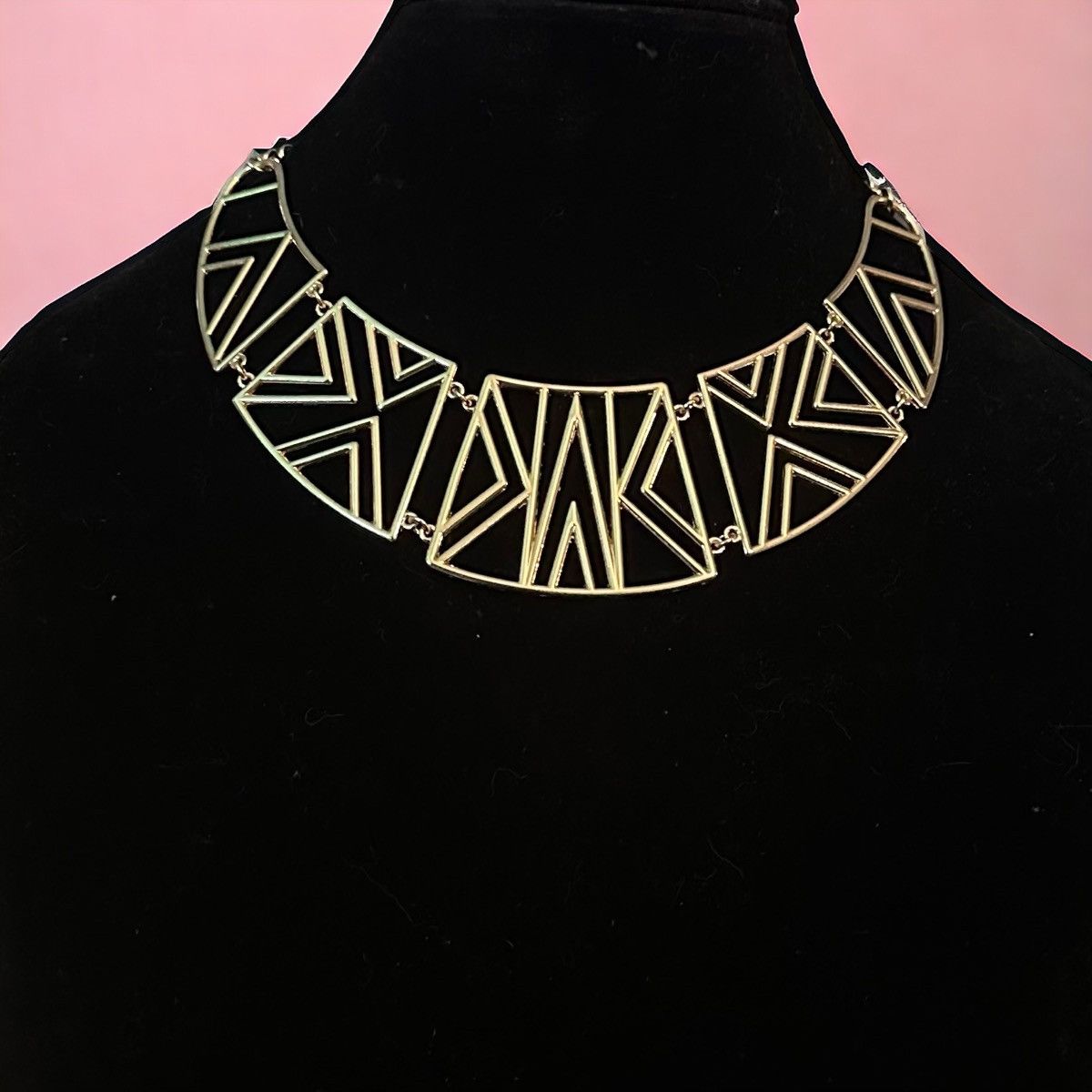 Other Gold tone Egyptian style bib necklace Size ONE SIZE - 1 Thumbnail