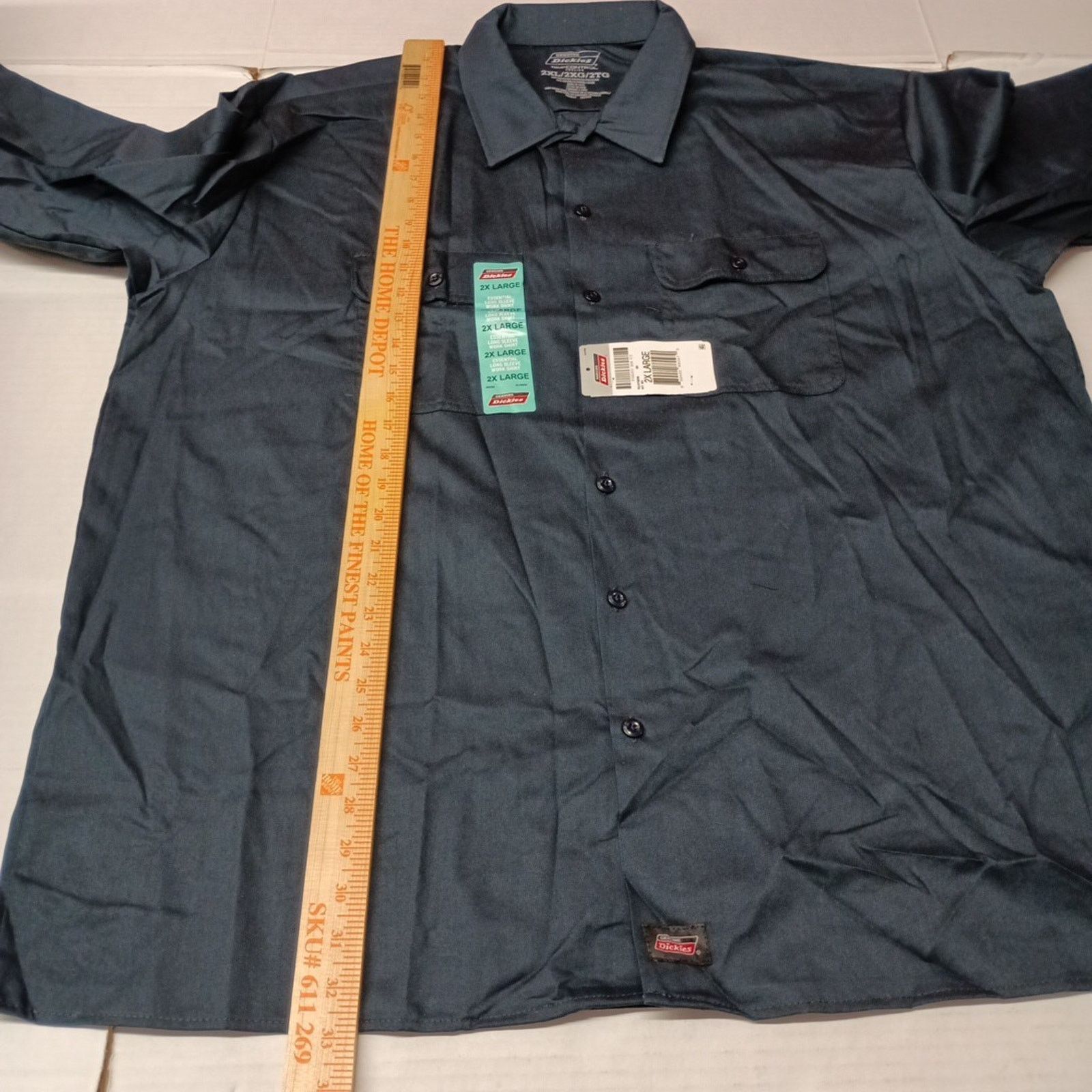 Dickies Dickies Essential Work Shirt Mens Size 2XL Blue Temp Control Size US XXL / EU 58 / 5 - 6 Thumbnail