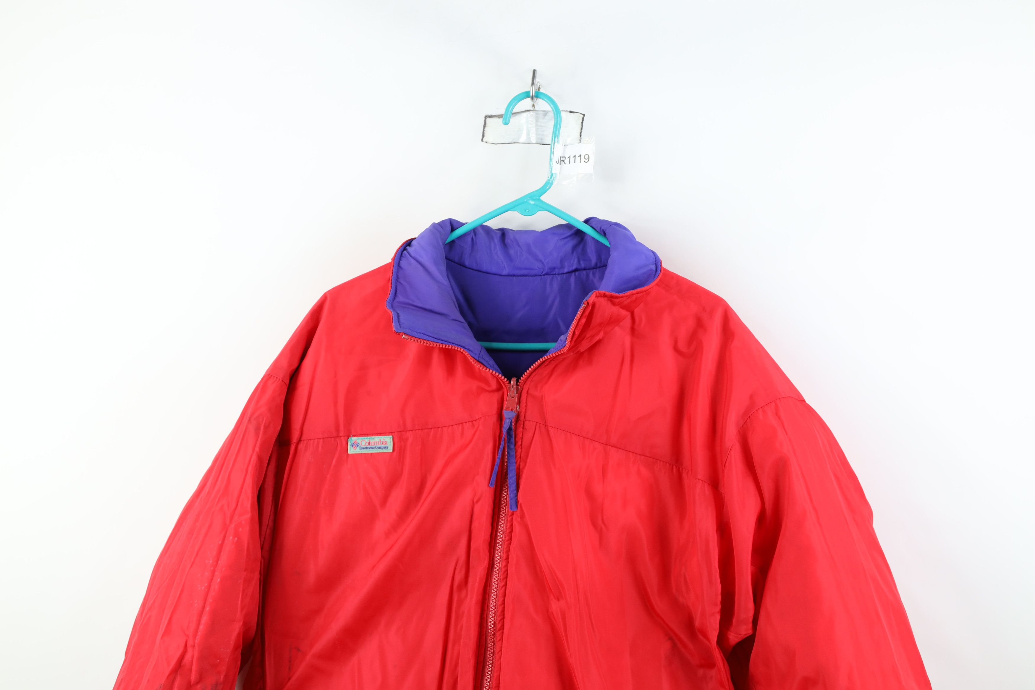 Columbia Vintage 90s Columbia Reversible Puffer Bomber Jacket Coat Size US XXL / EU 58 / 5 - 12 Thumbnail