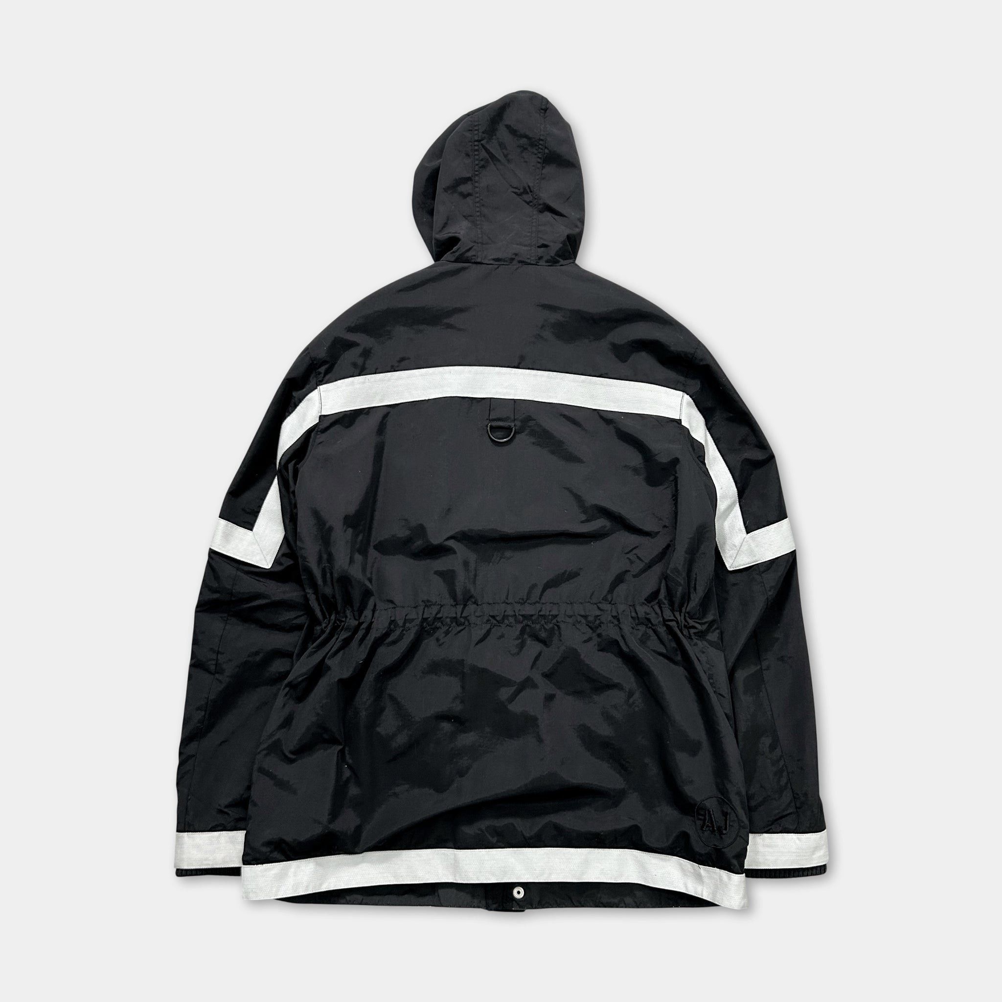 Armani Armani Jeans Classic Black Windbreaker Jacket Size US L / EU 52-54 / 3 - 4 Thumbnail