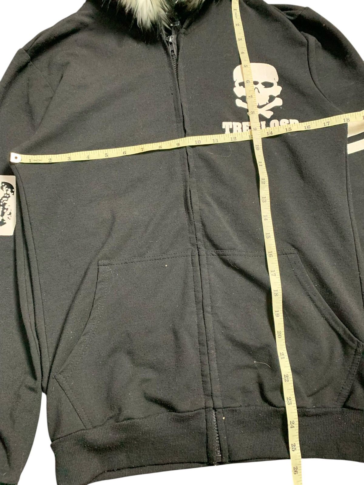 20471120 DEPARTURE RSPIDLY SKULL FUR ZIP HOODIE IFSIX LGB STYLE Size US M / EU 48-50 / 2 - 11 Thumbnail