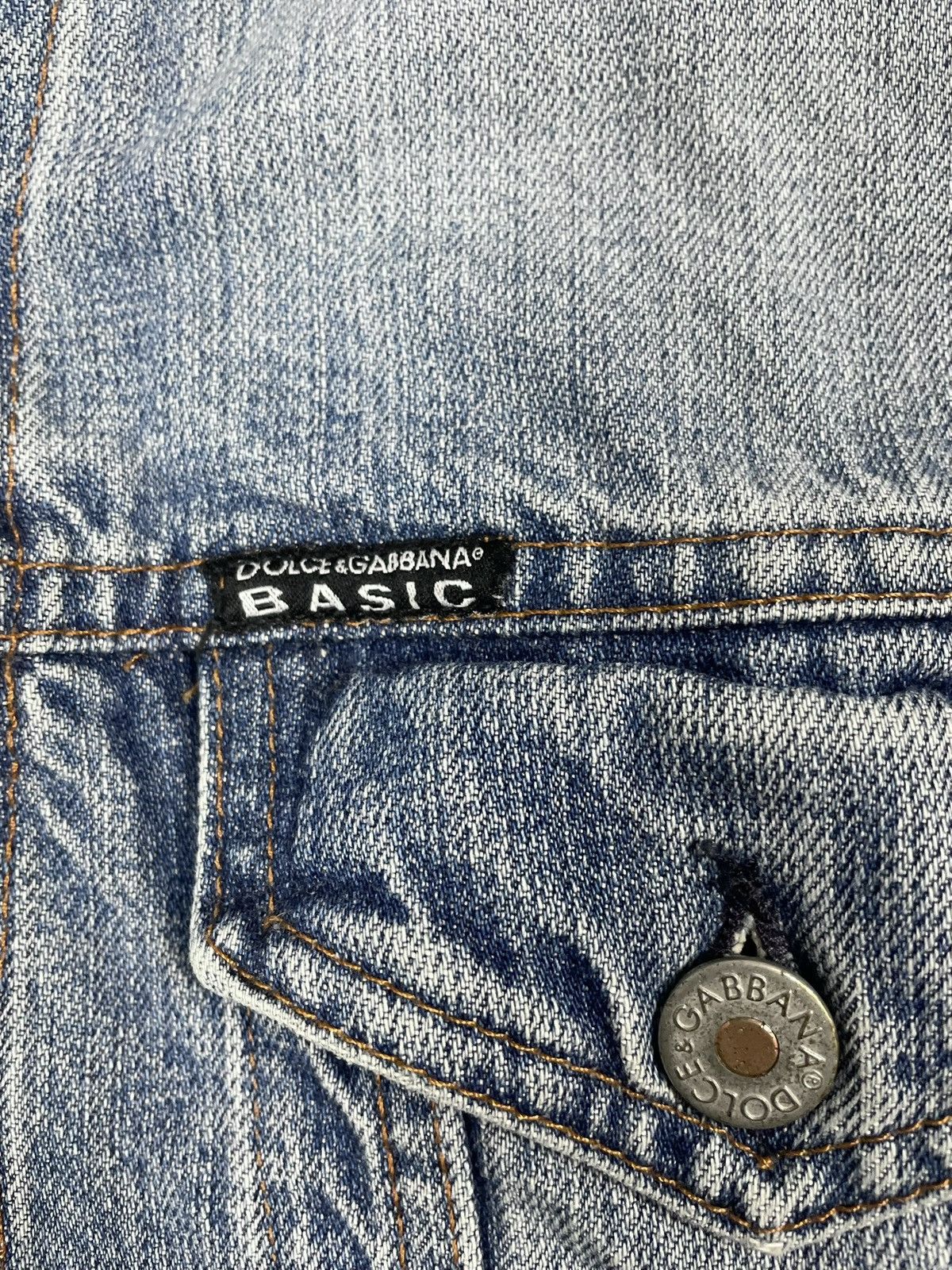Dolce & Gabbana Dolce Gabbana D&G Basic Denim Jacket blue slim digger Size US L / EU 52-54 / 3 - 2 Thumbnail