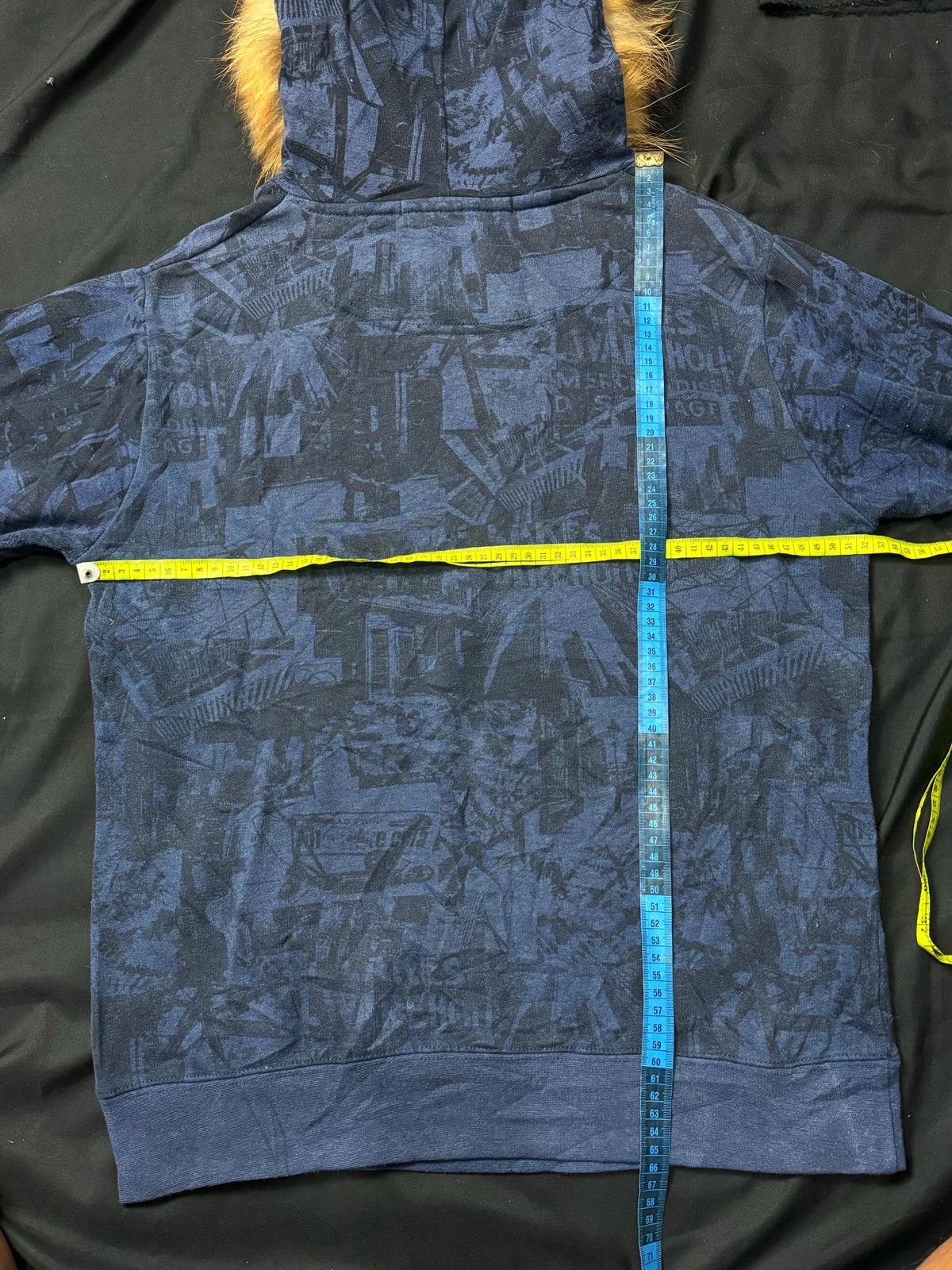 Hysteric Glamour × Japanese Brand × Le Grande Bleu (L.G.B.) FUR HOODIE BRIGHTNES FULL ART Size US M / EU 48-50 / 2 - 5 Thumbnail