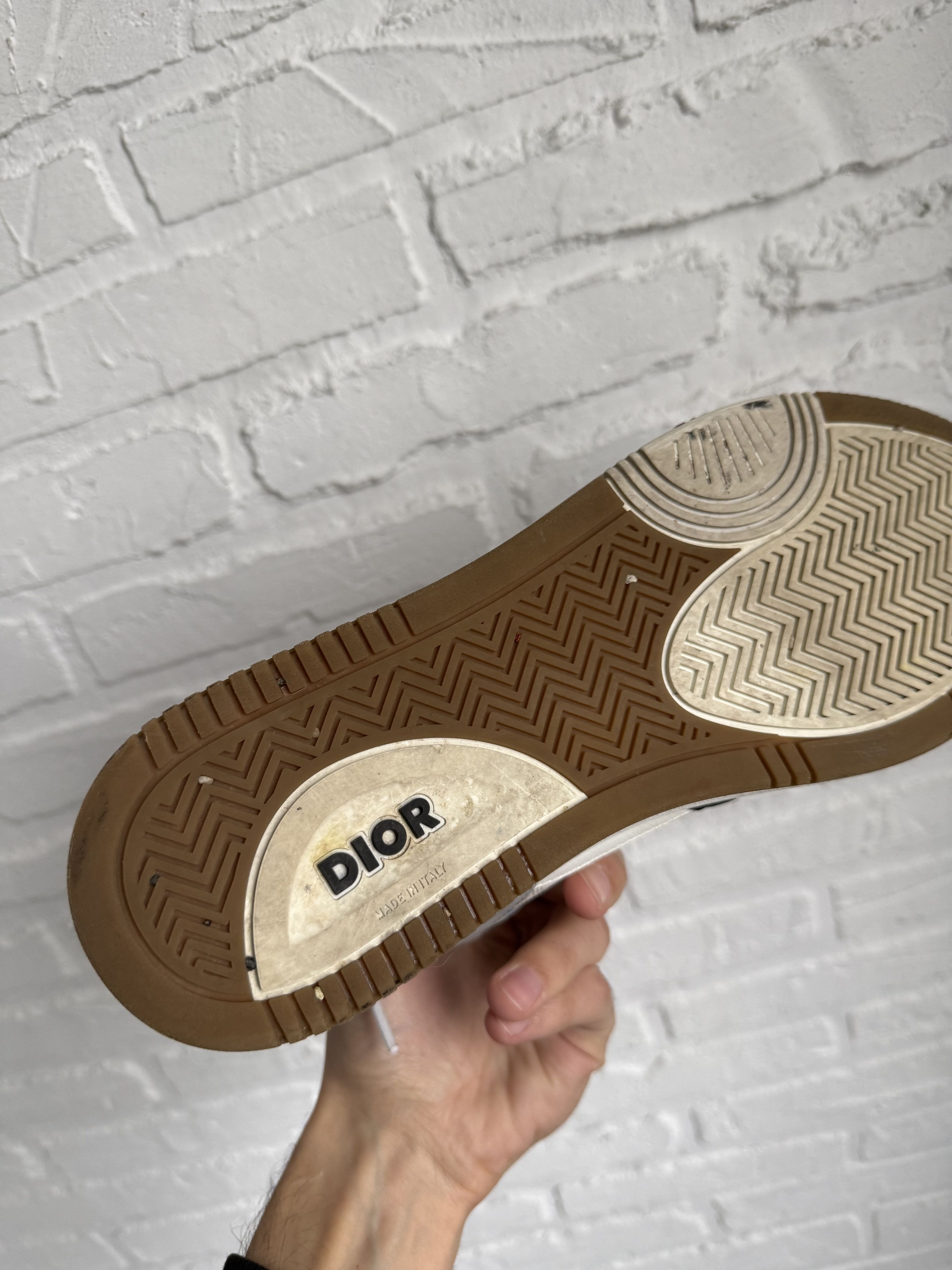 Dior Dior B27 white gray low sneakers Size US 11 / EU 44 - 5 Thumbnail