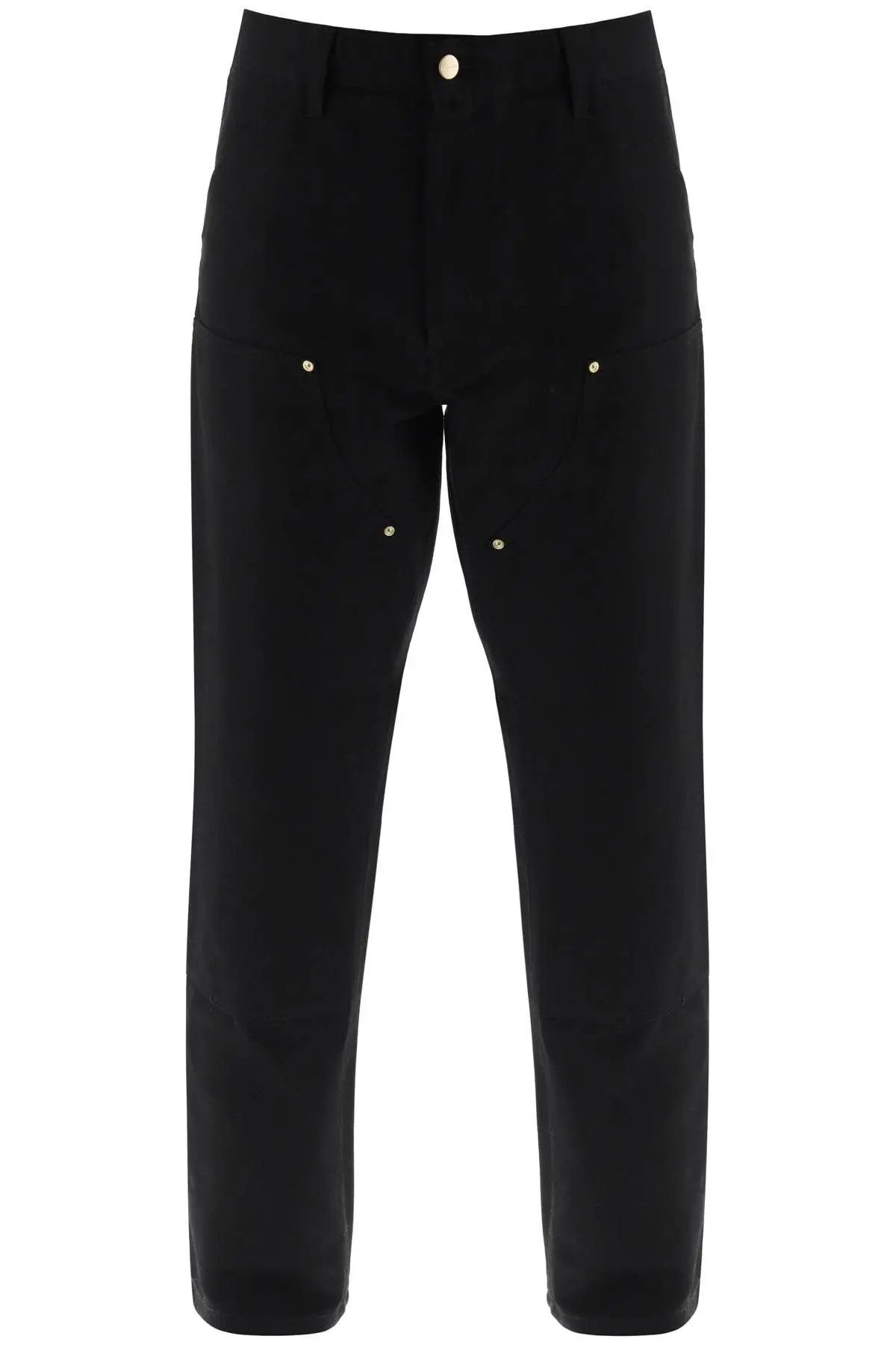 image of Carhartt Wip O1S22I1N0224 Organic Cotton Double Knee Pant In Black, Men's (Size 30)